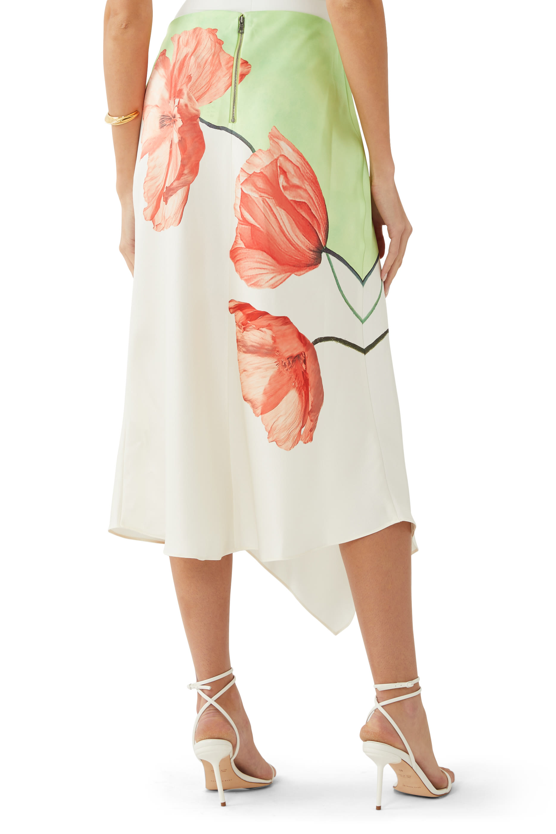 Harmony Drapey Slit Asymmetric Skirt