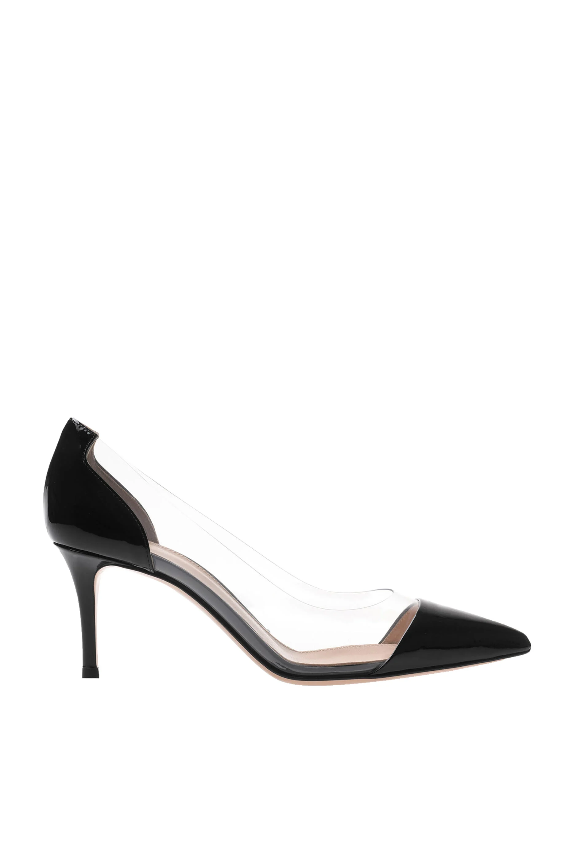 70 Patent & Plexi Leather Pumps
