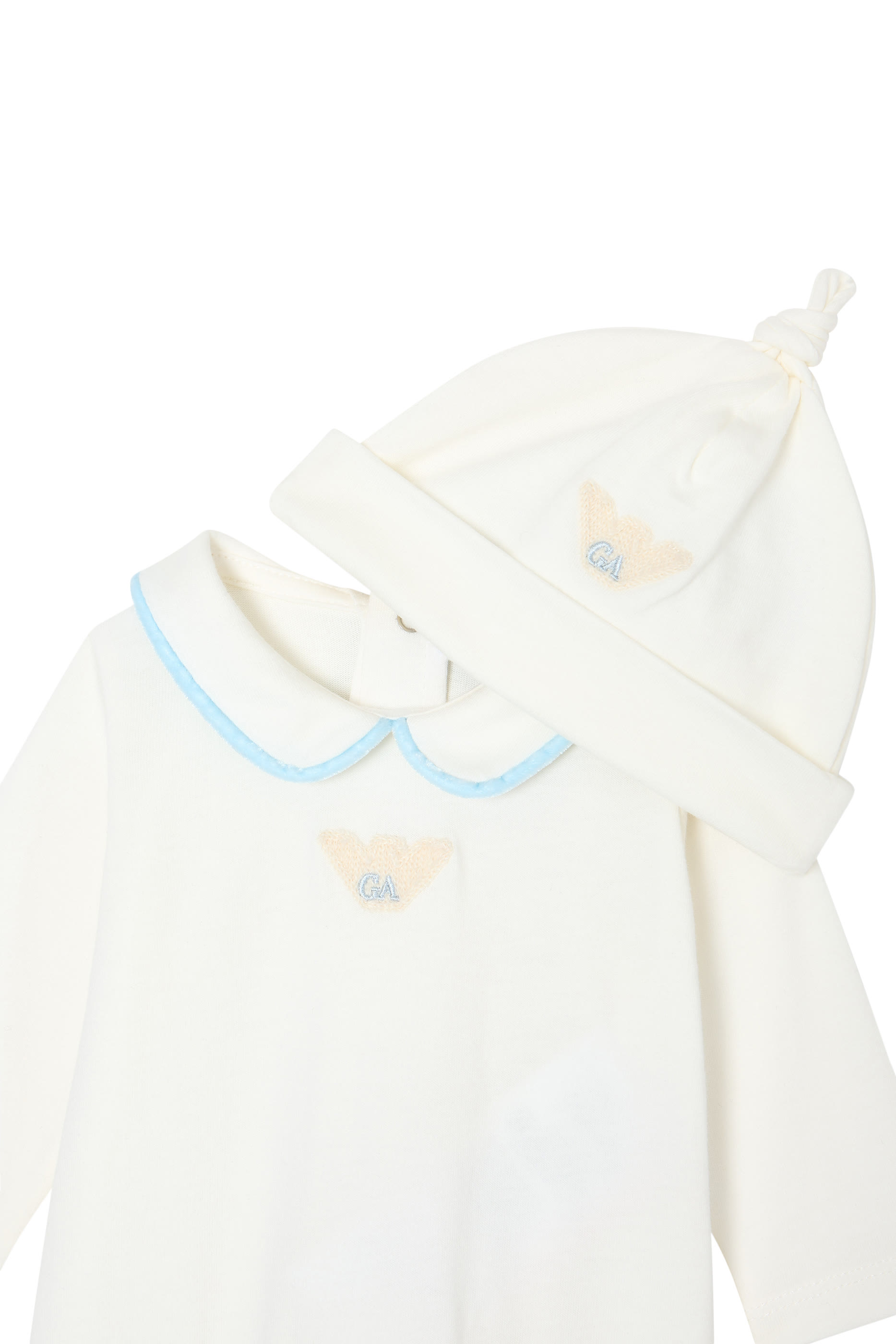 Kids Mercerized Jersey Beanie and Onesie Set