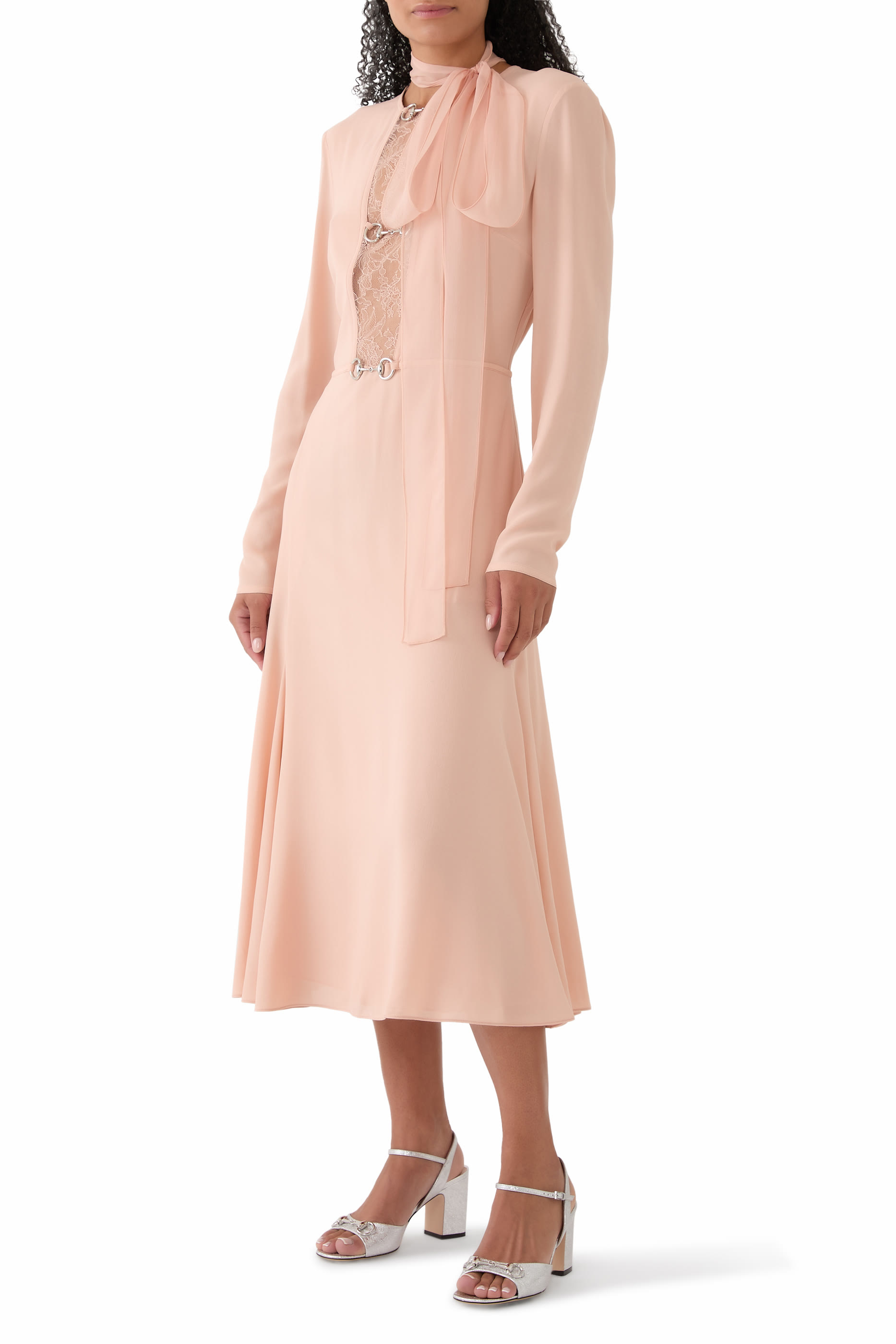 Long Sleeves Midi Dress