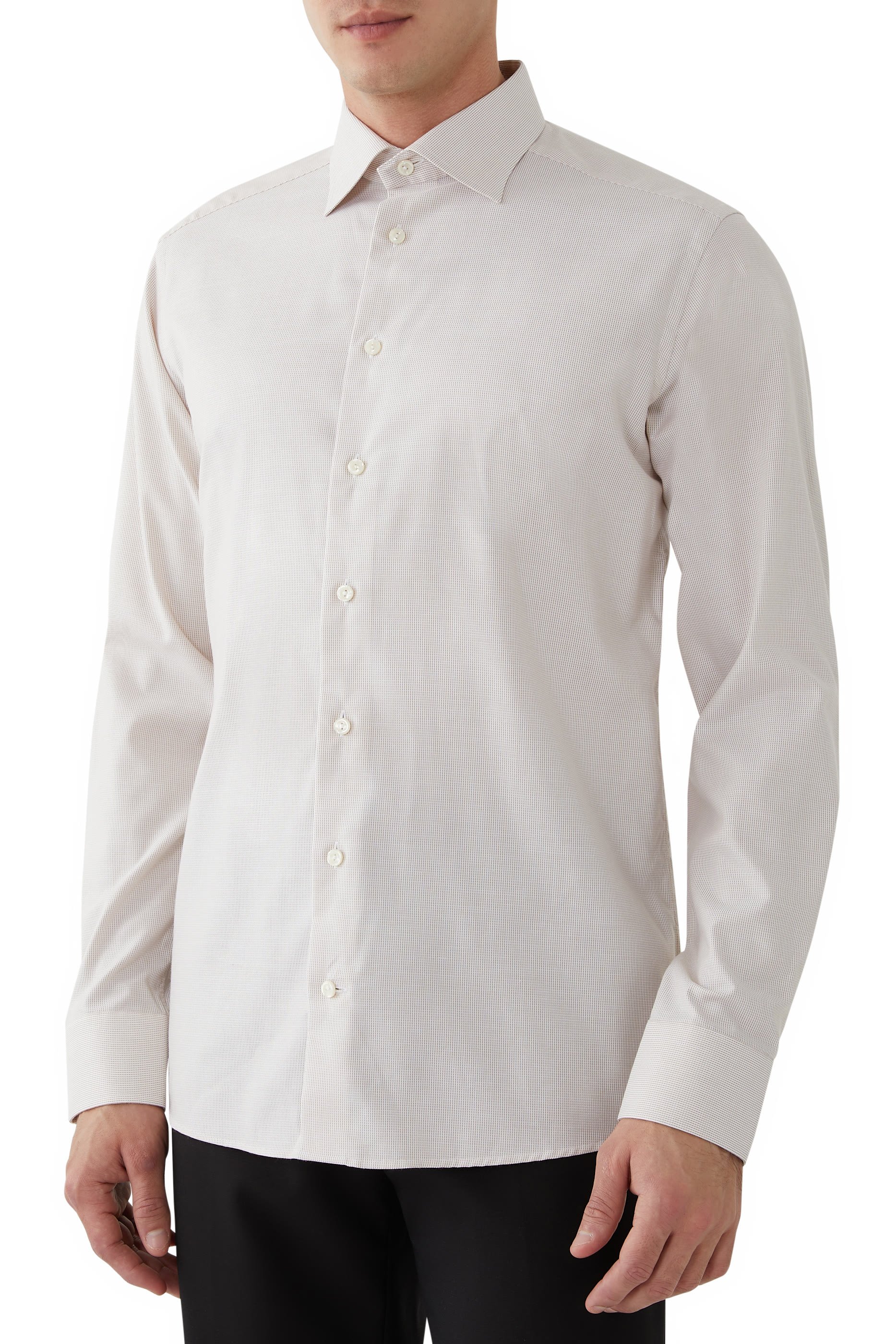 Semi Solid Cotton TENCEL&trade; Lyocell Shirt