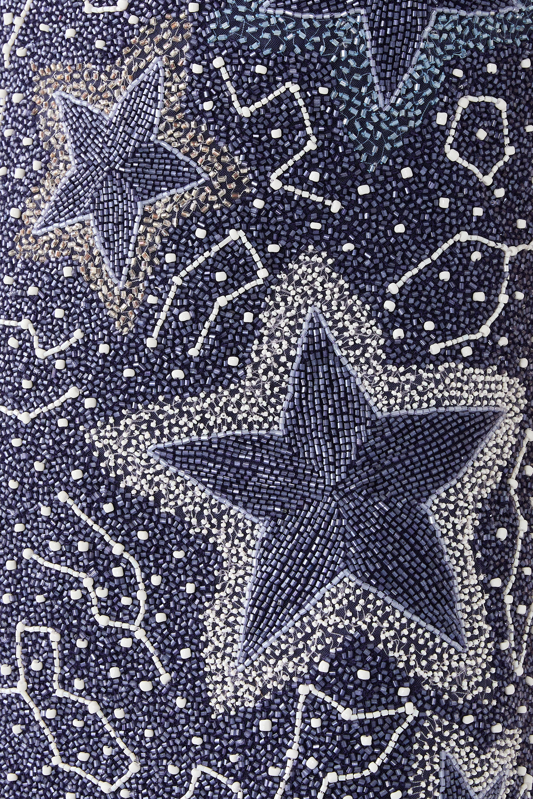 Zodiac Bandeaux Beaded Mini Dress