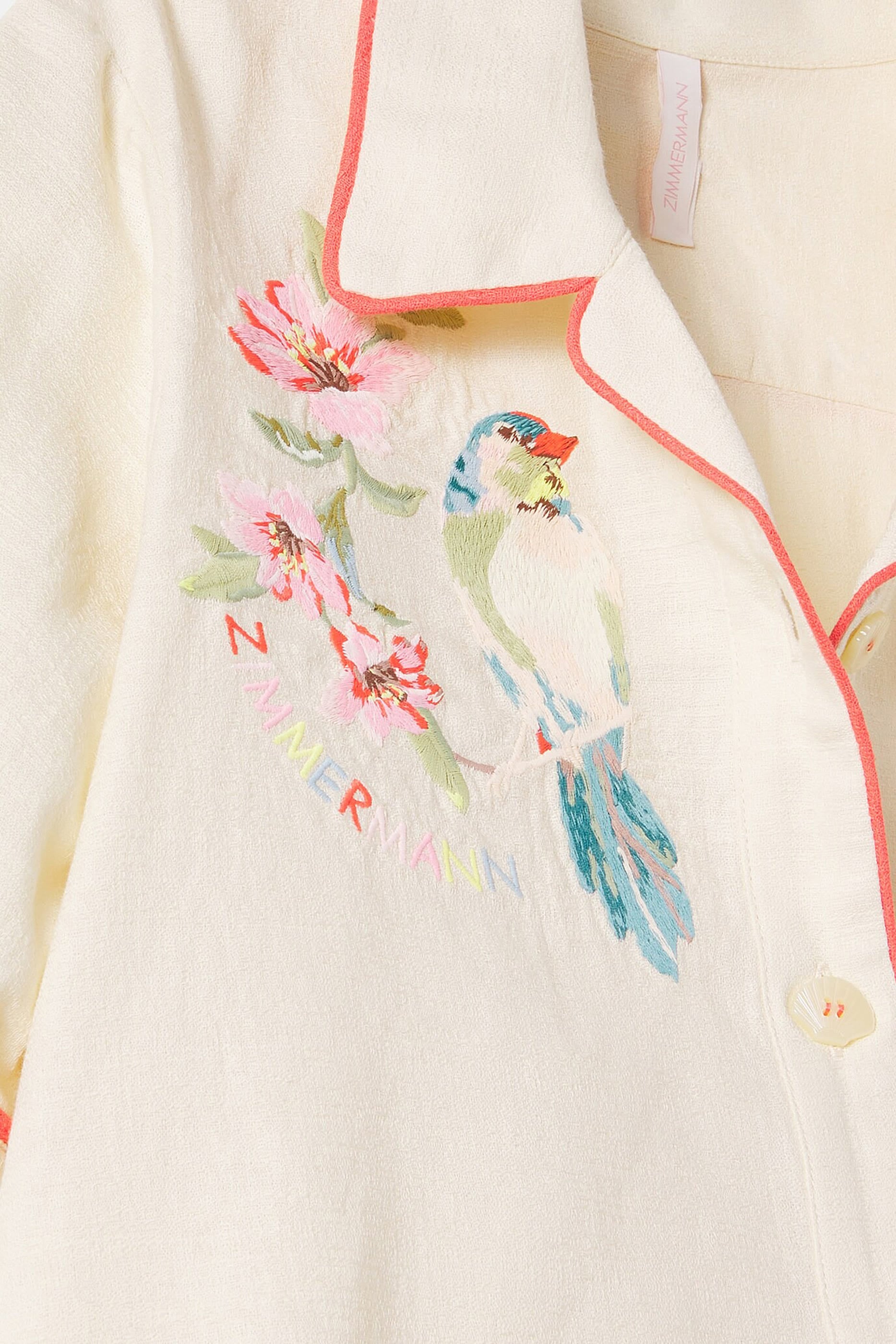 Kids Aster Embroidery Shirt