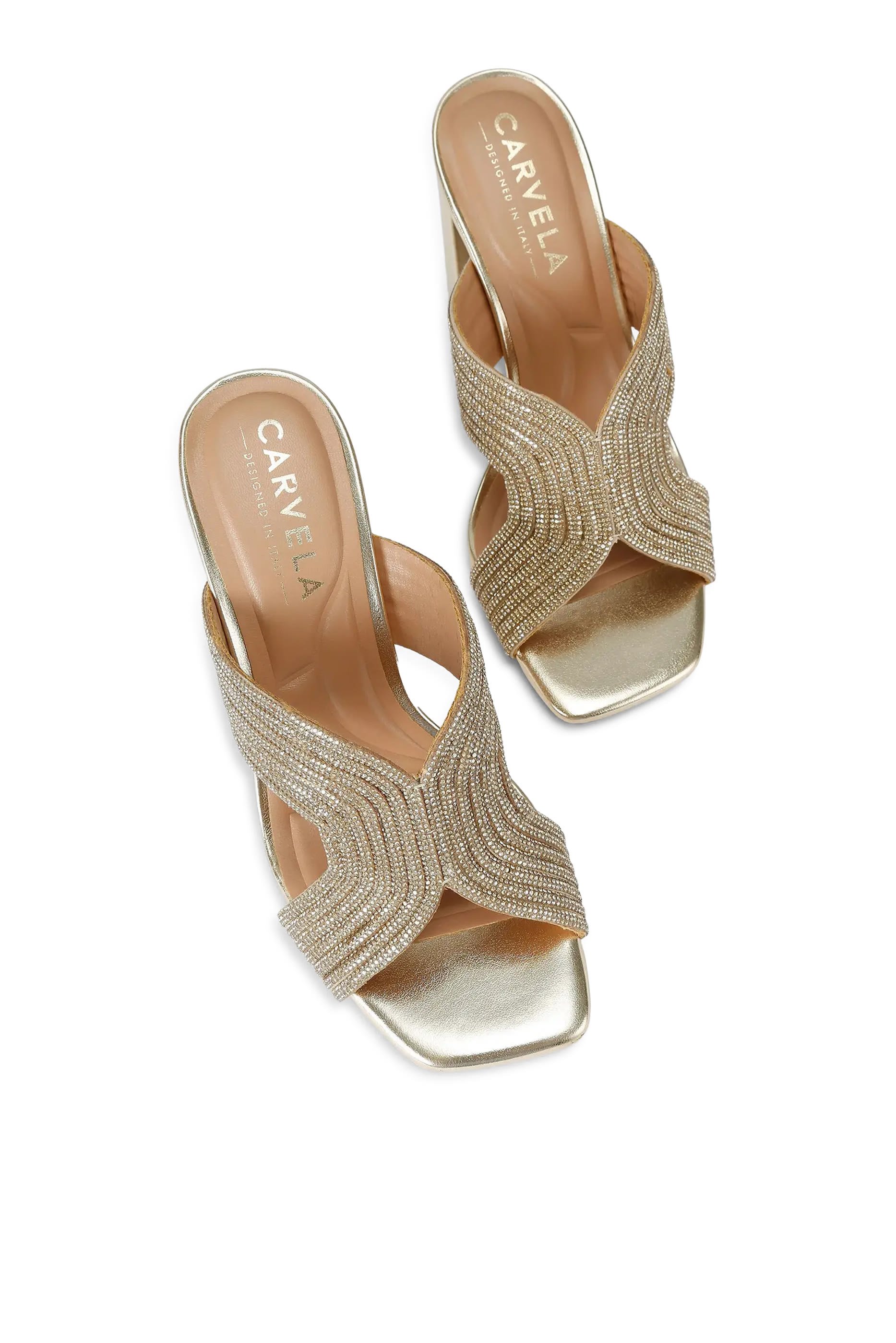 Carvela 90 Paparazzi Block Mules