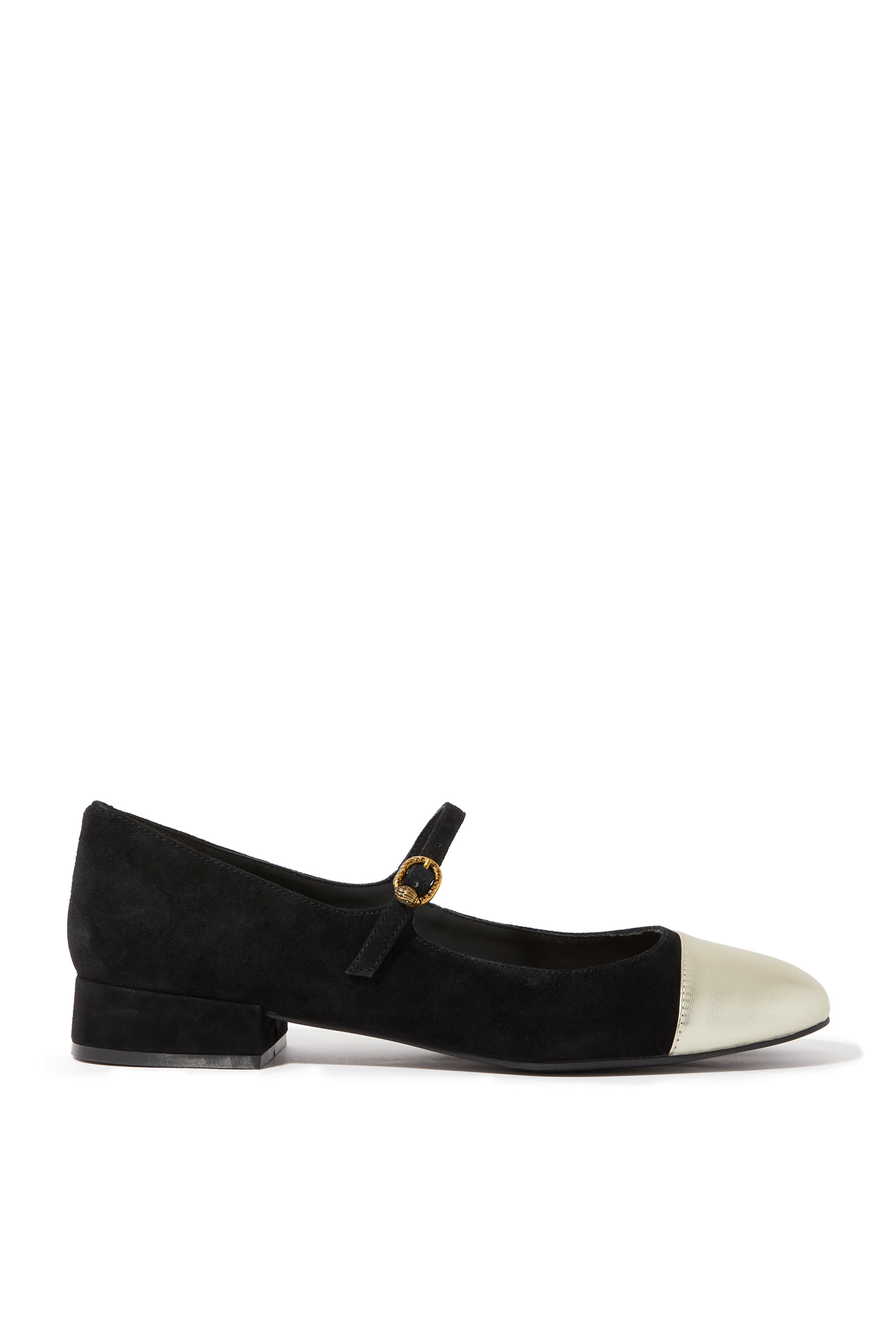 Regent Low Mary Jane Leather Pumps