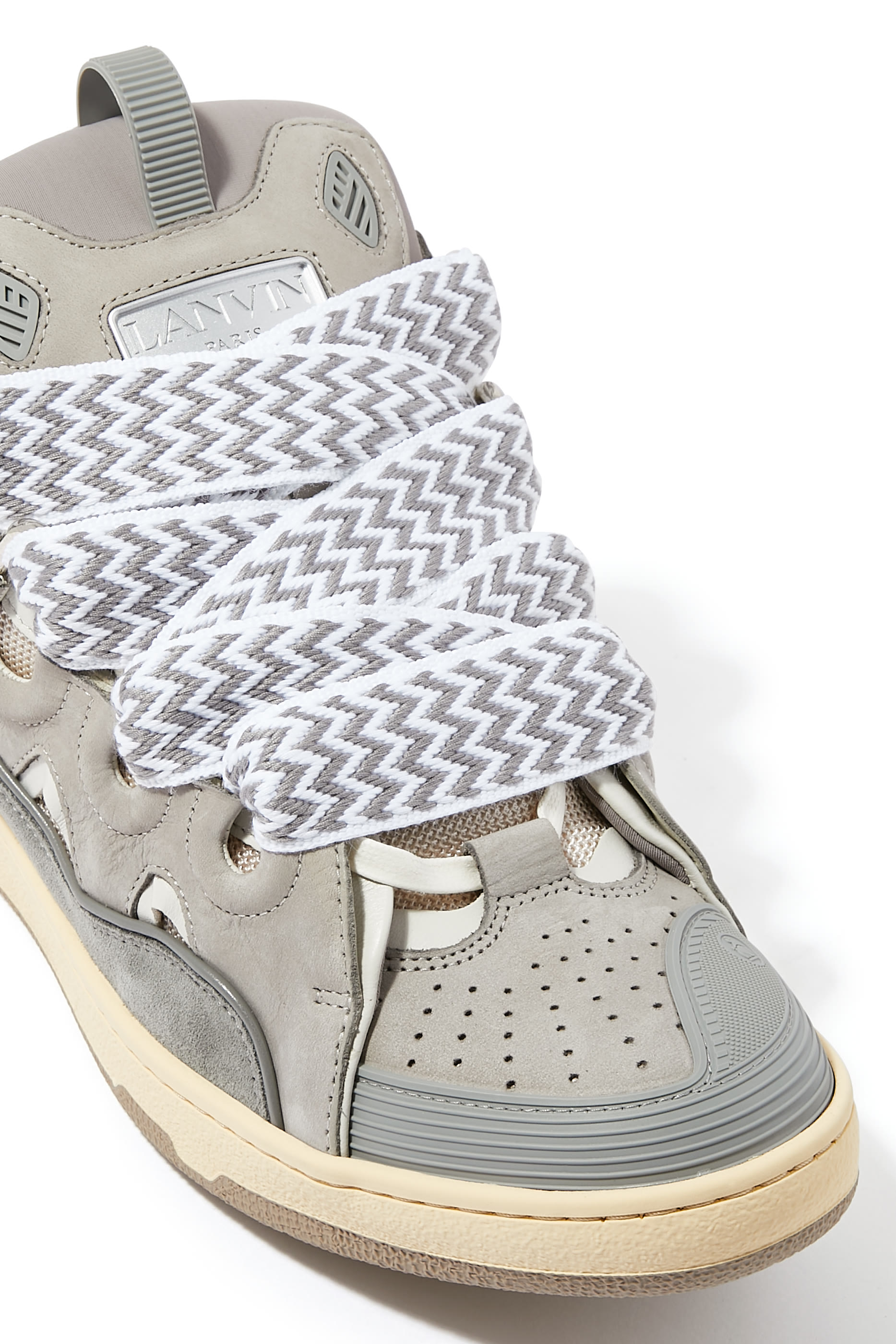 Curb Leather Low-Top Sneakers