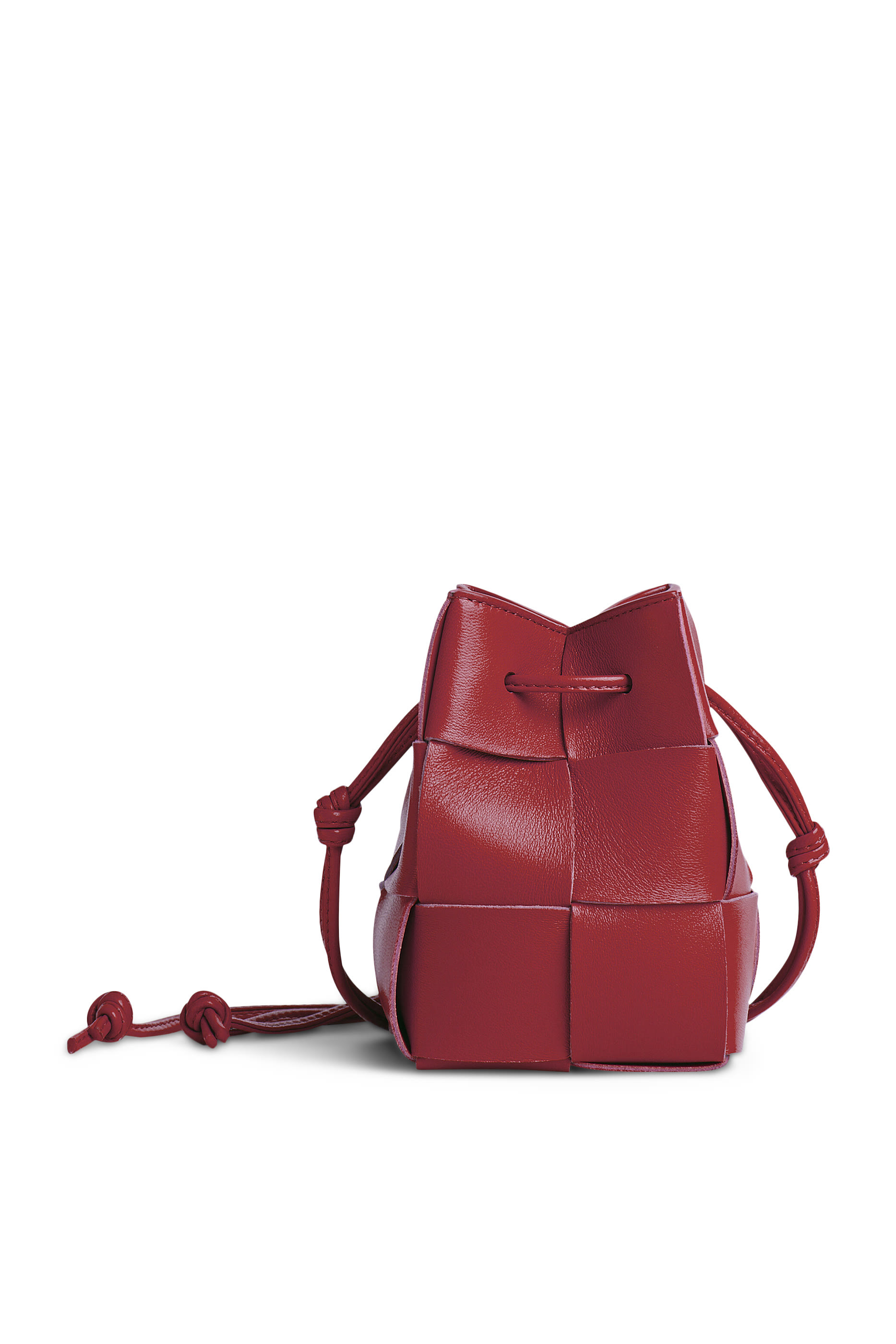 Mini Cassette Cross-Body Bucket Bag