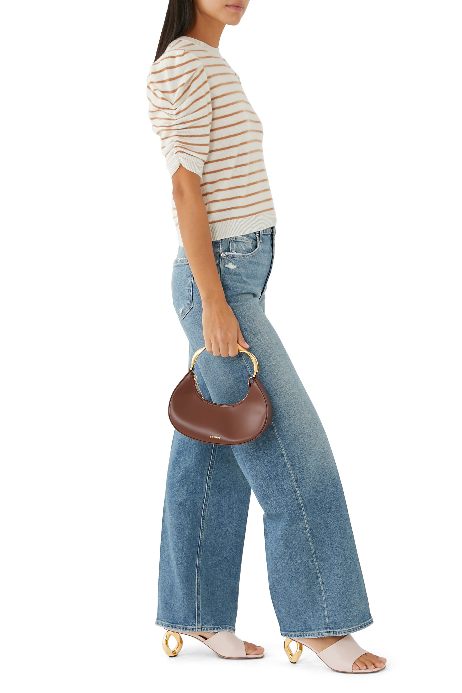 Chain 80 Leather Mules