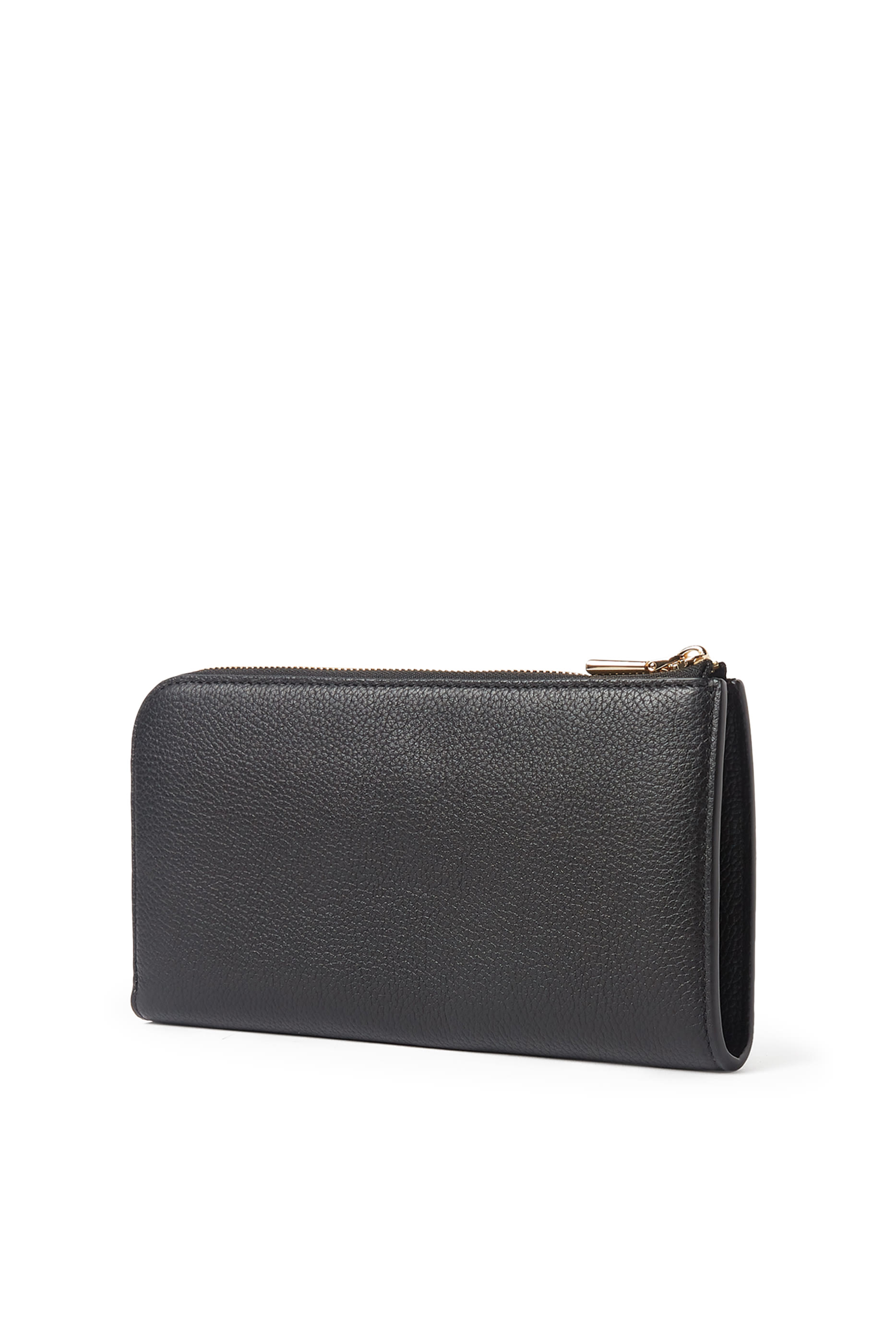 Devin Pebble Leather Zip Wallet