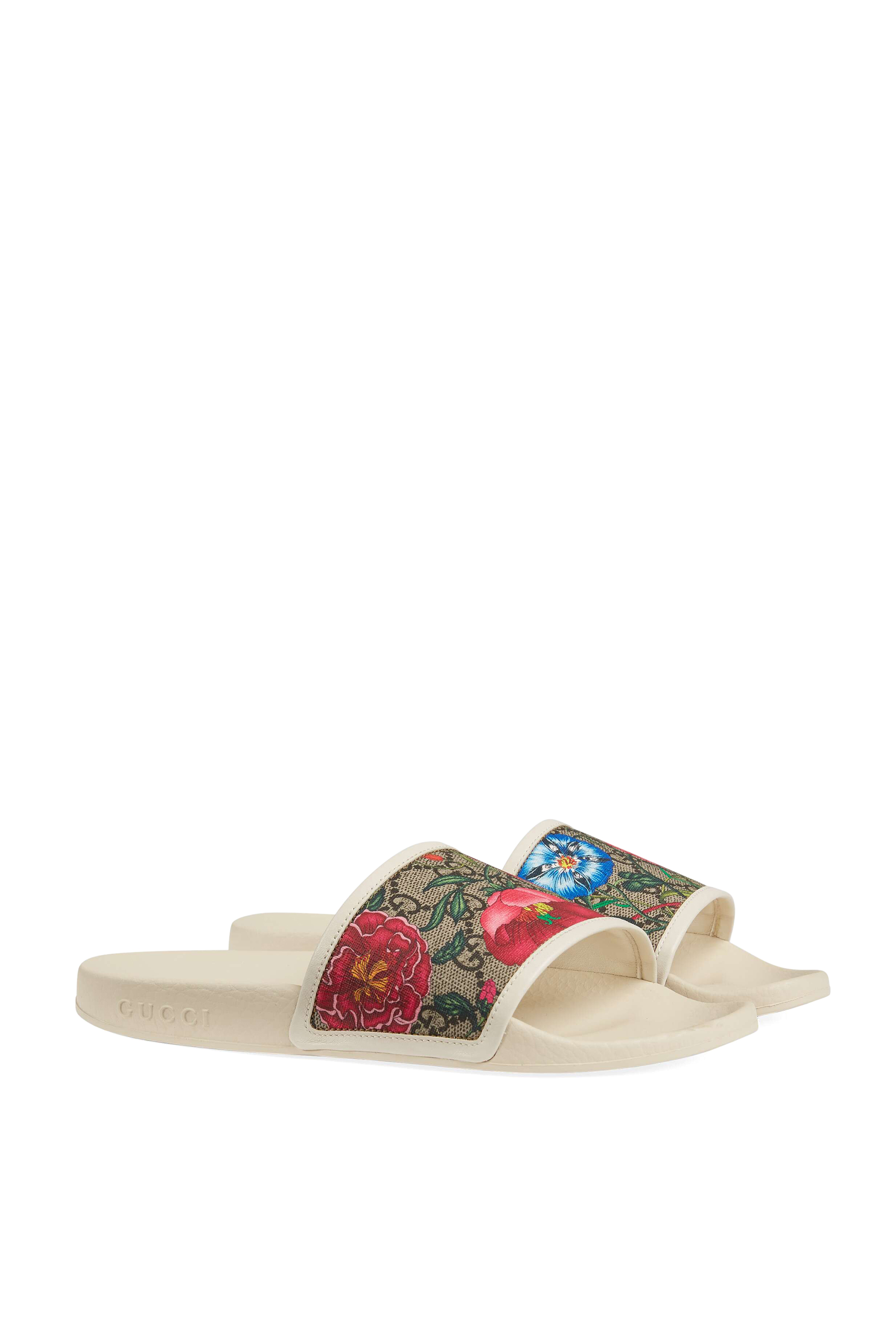 GG Floral Slides