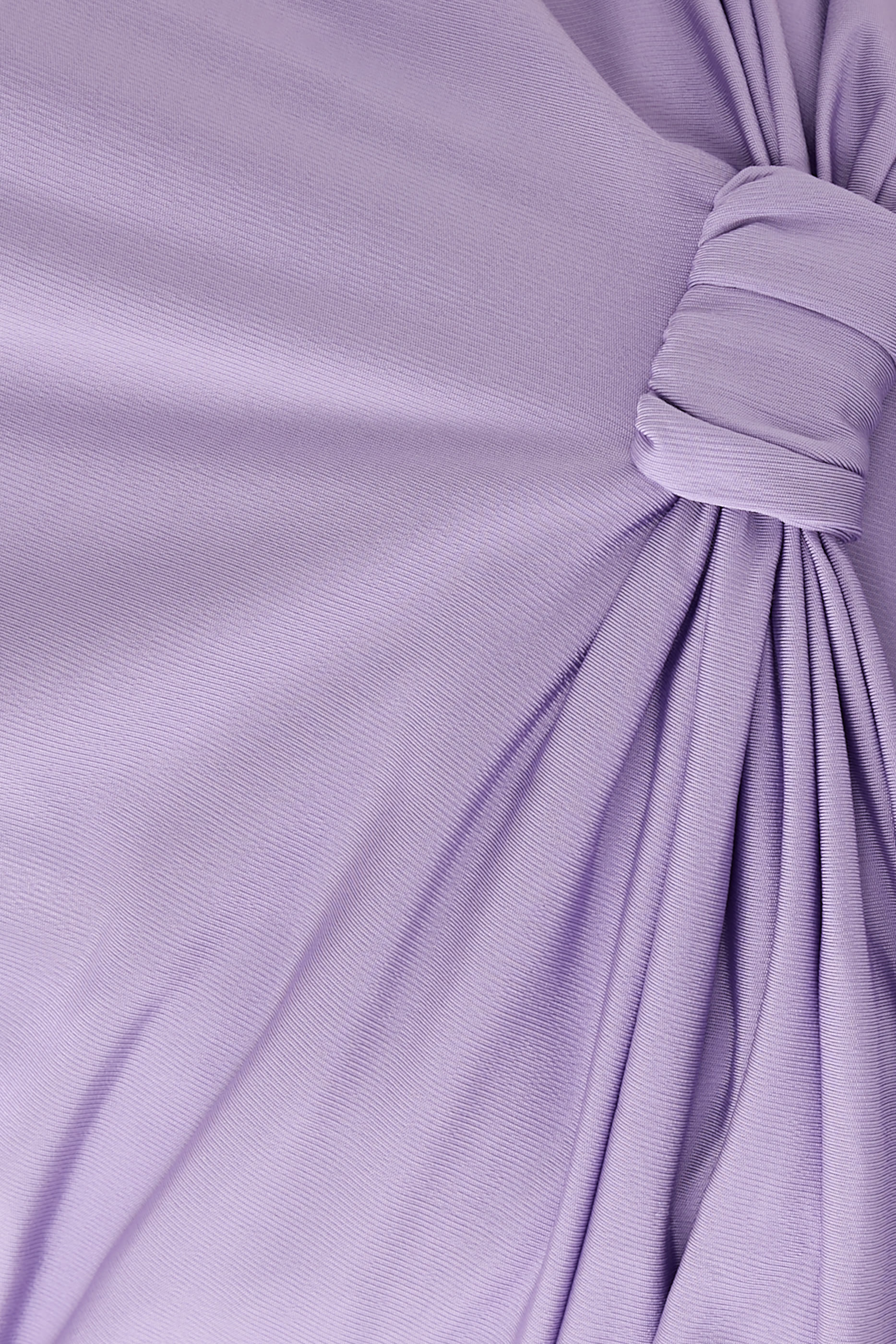 Bow-hem Cotton T-Shirt