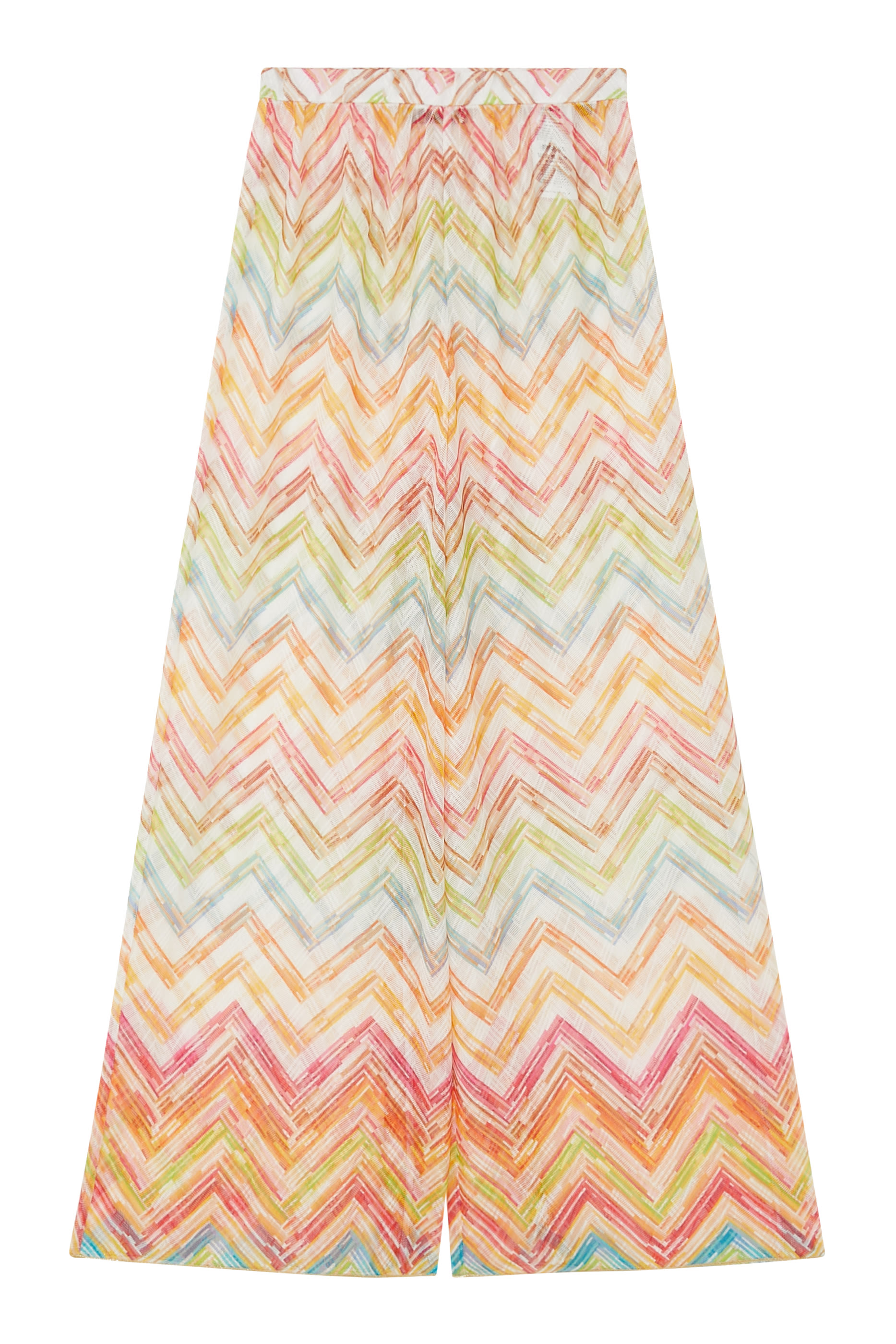 Mare Chevron Raschel Wide Leg Trousers