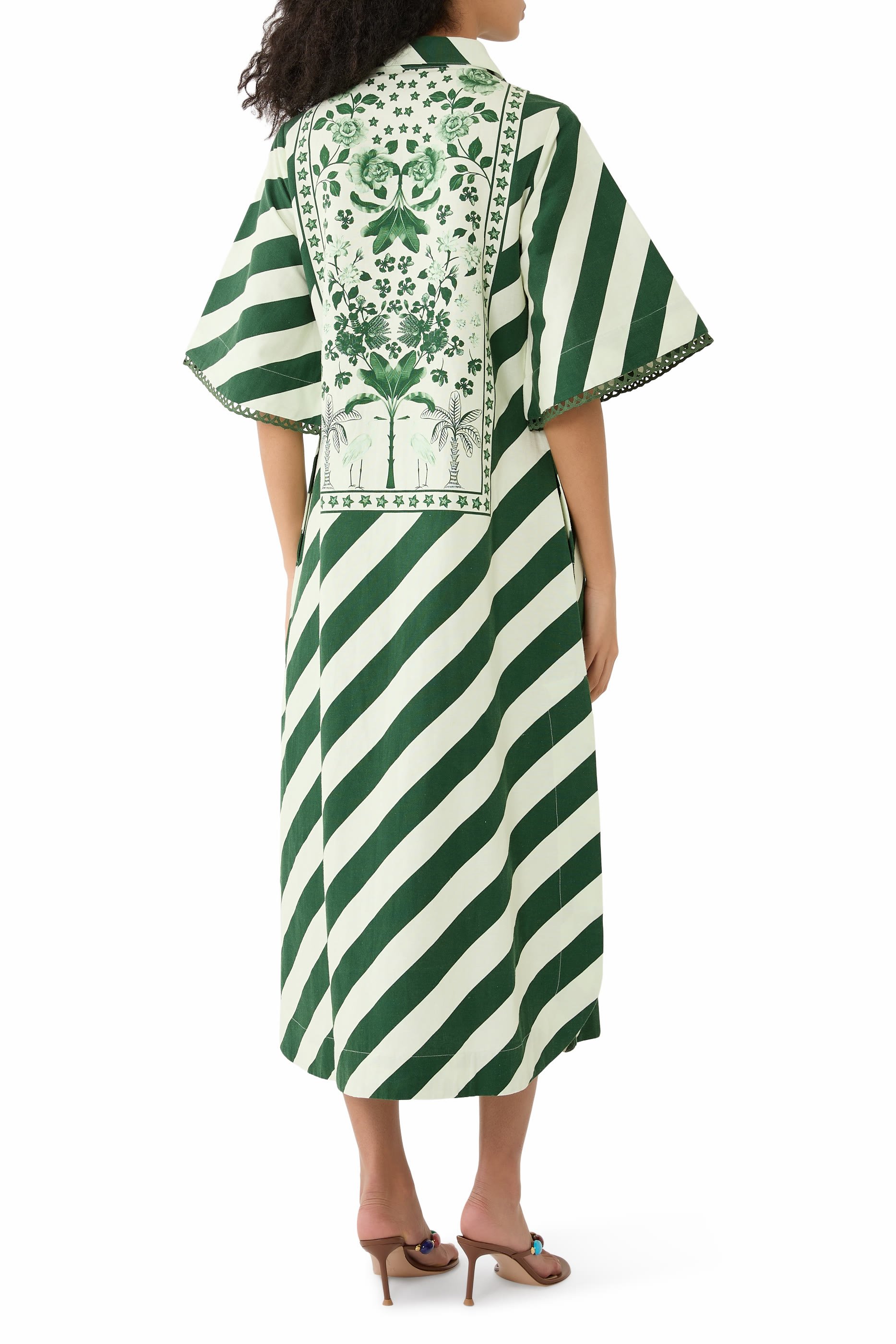 Azulejos Midi Kaftan Dress 