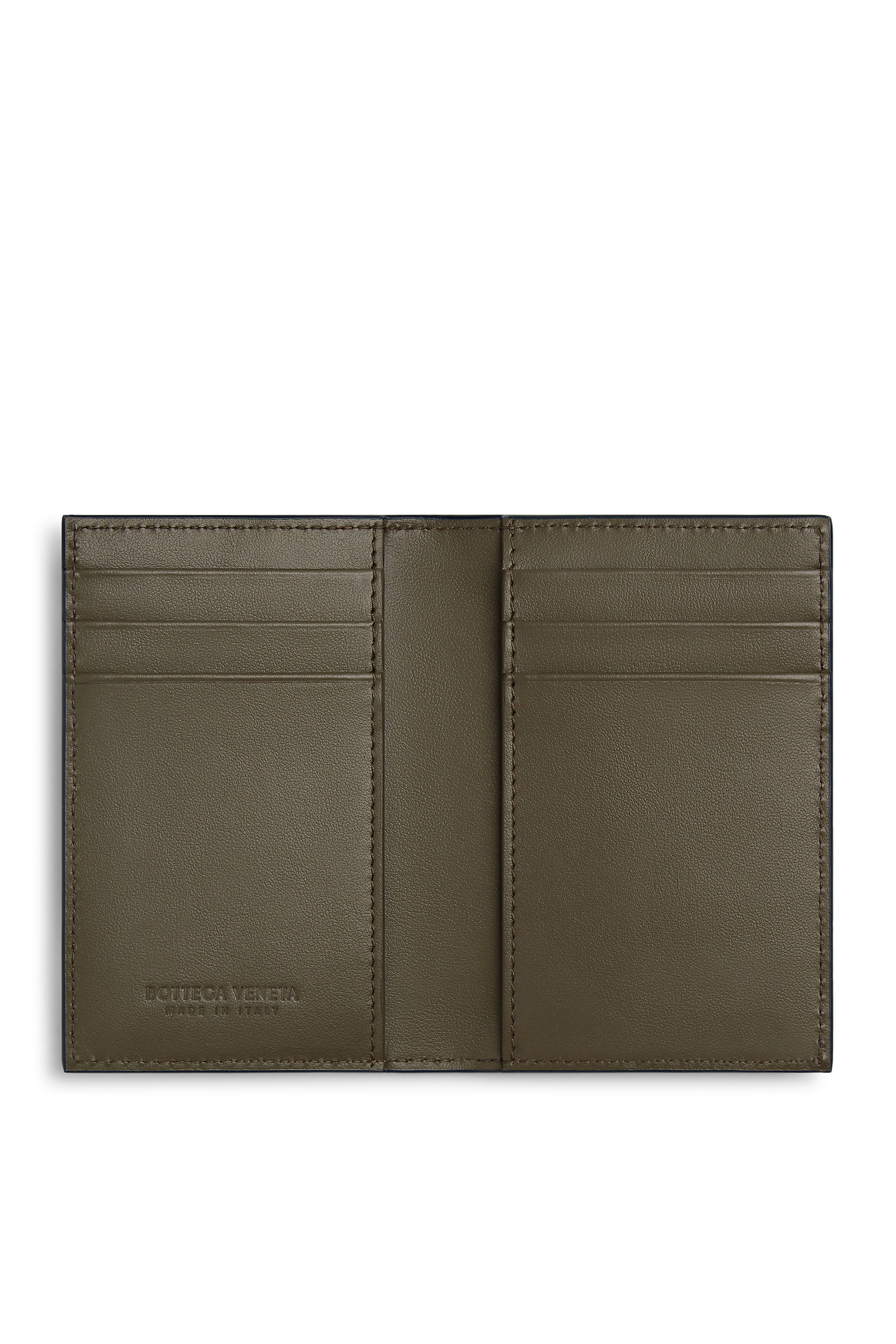 Intrecciato Flap Card Case