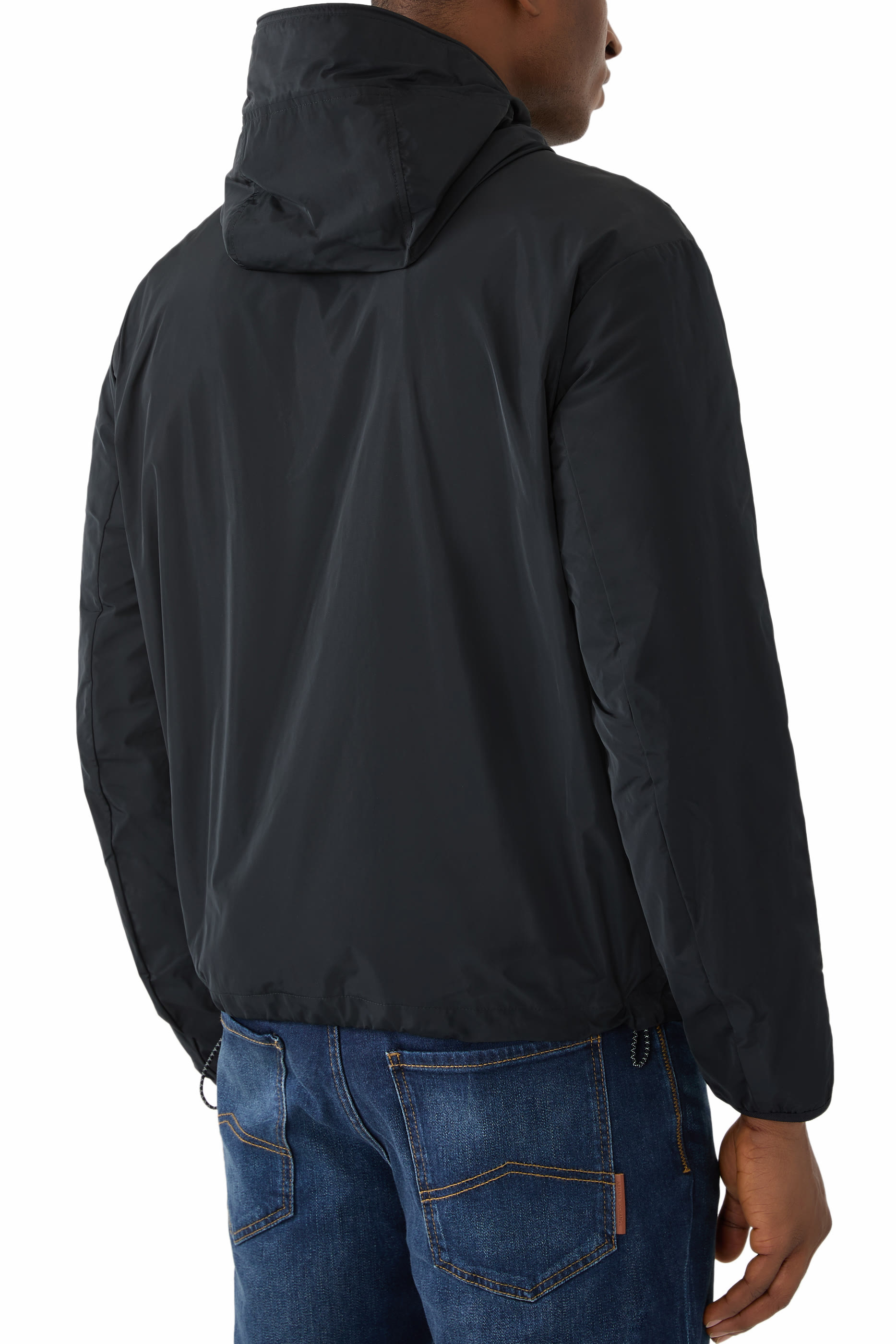 Jacket with Hood and Pockets