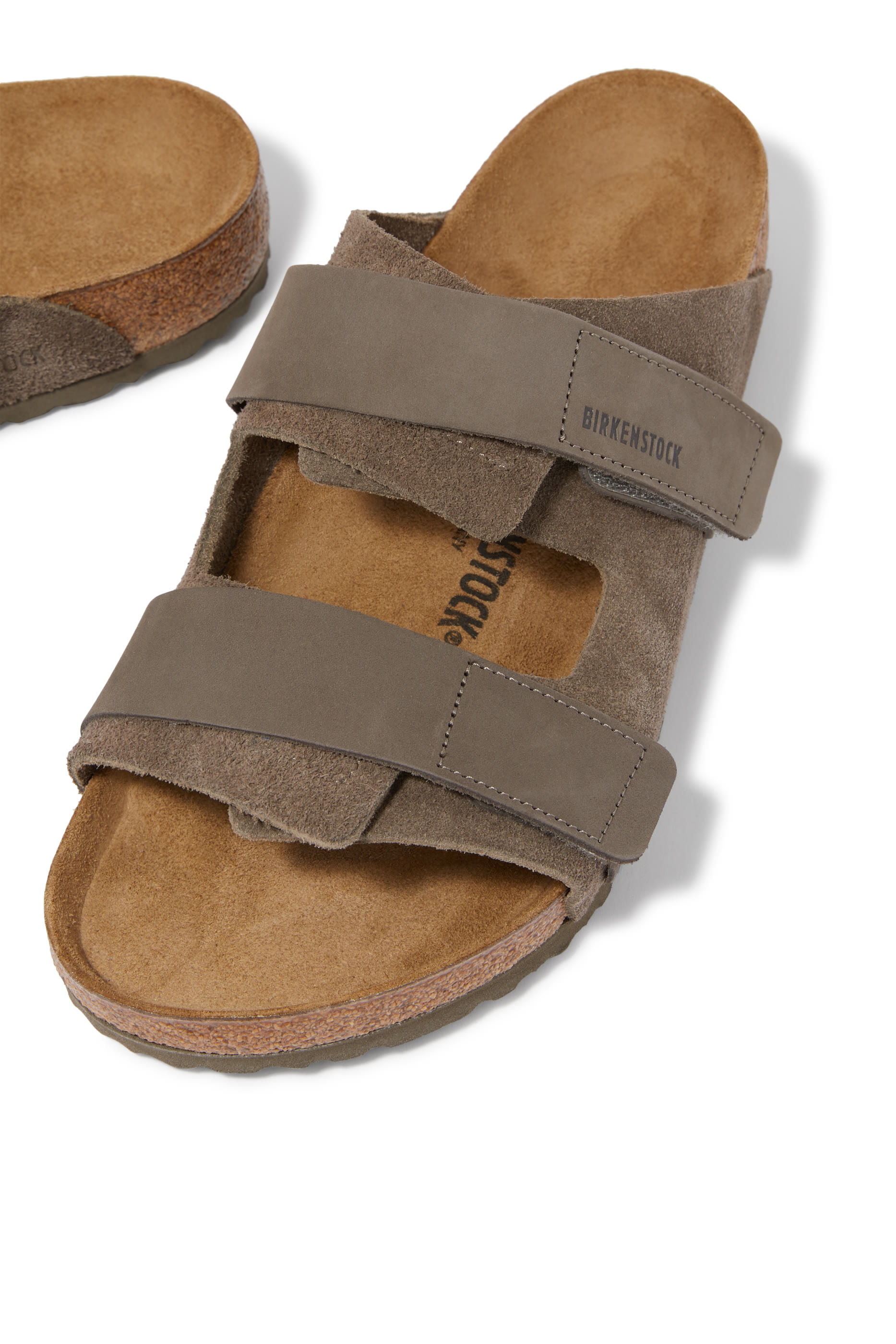 Uji Nubuck-Suede Leather Sandals