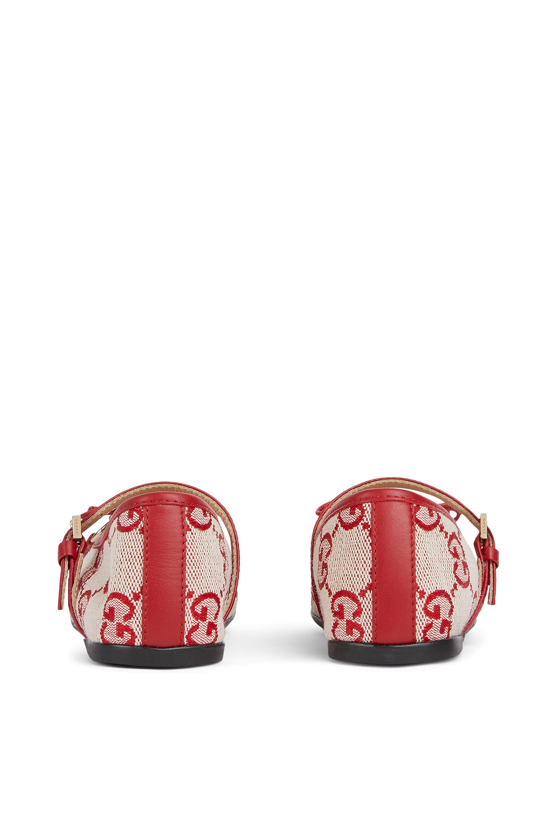 Kids GG Horsebit Ballet Flats