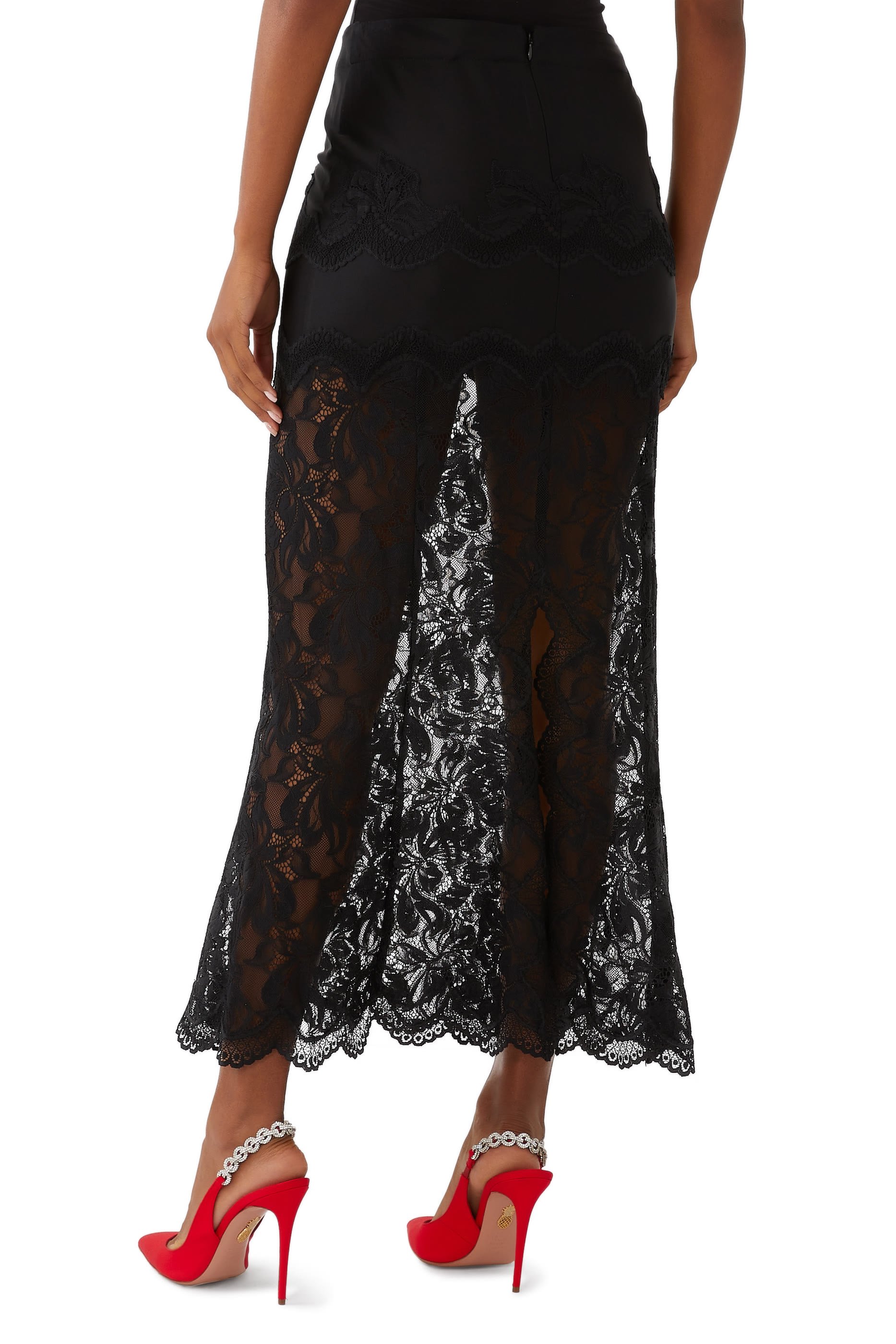 Long Lace Skirt