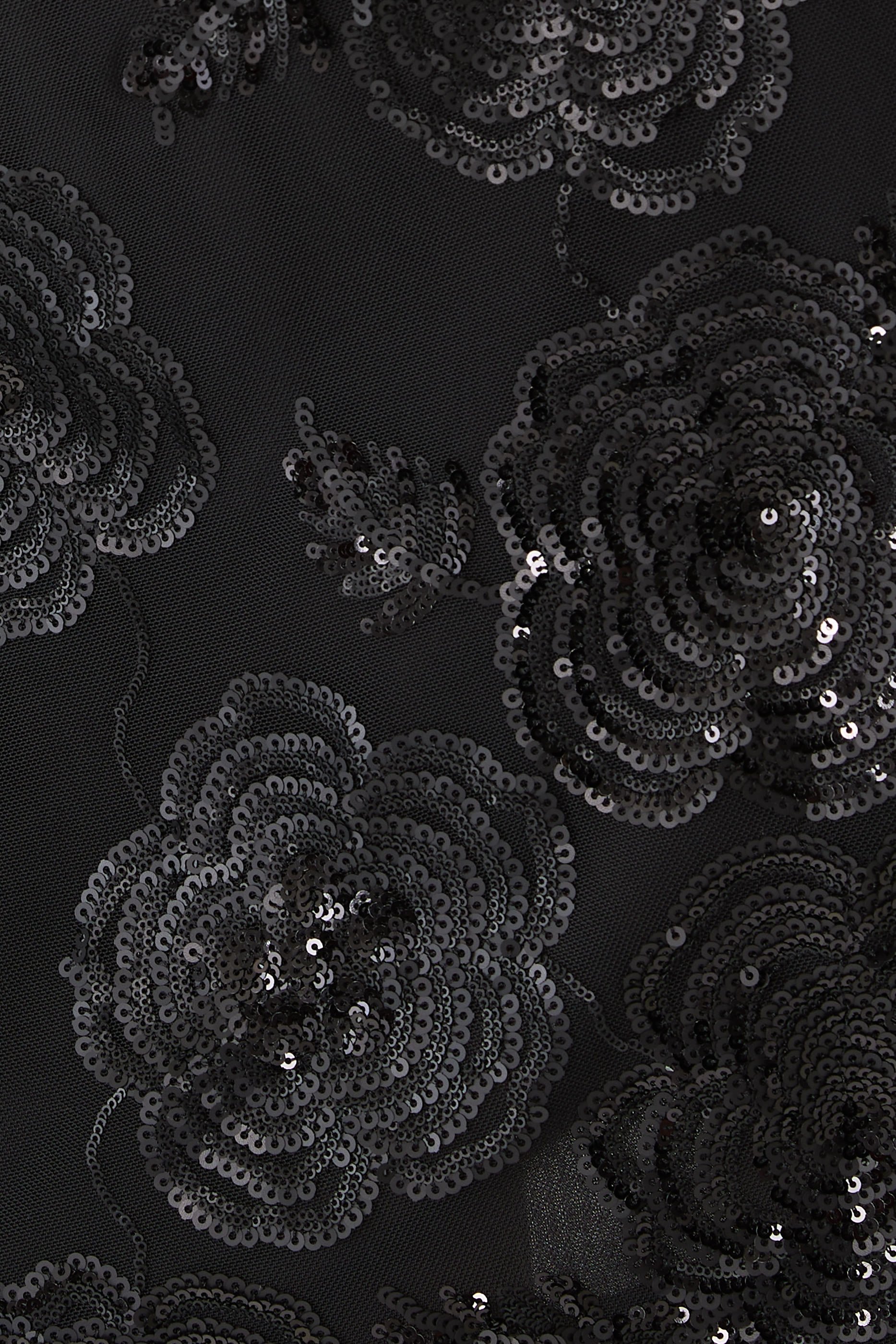 Sequins Long Sleeves Mini Dress