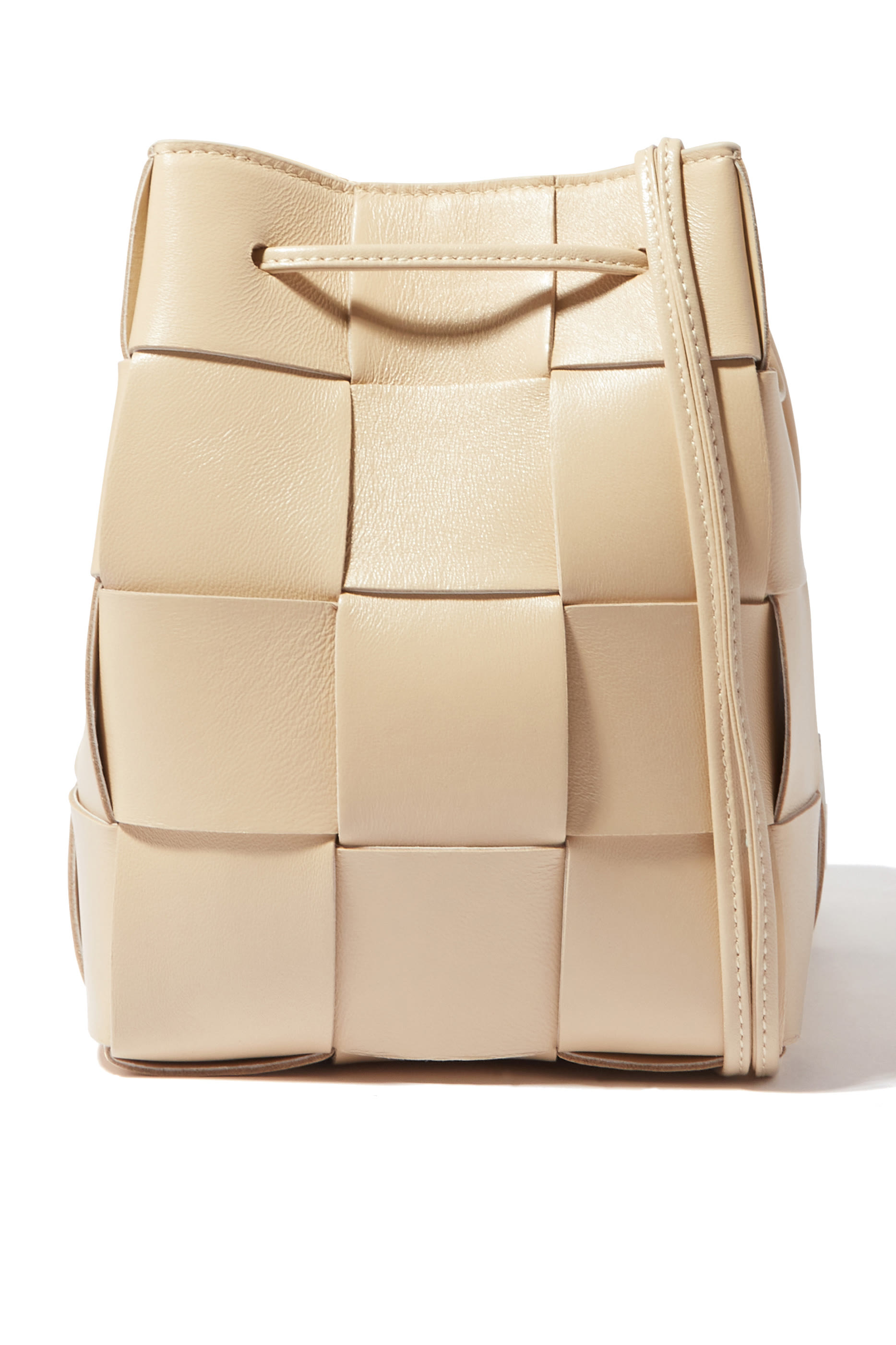 Small Cassette Cross-Body Bucket Bag