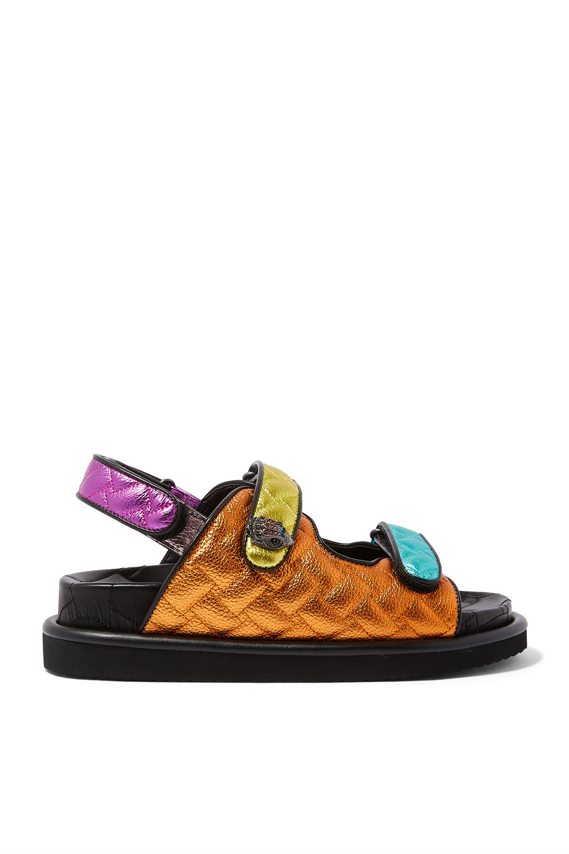 Orson Eagle Quilted Sandals