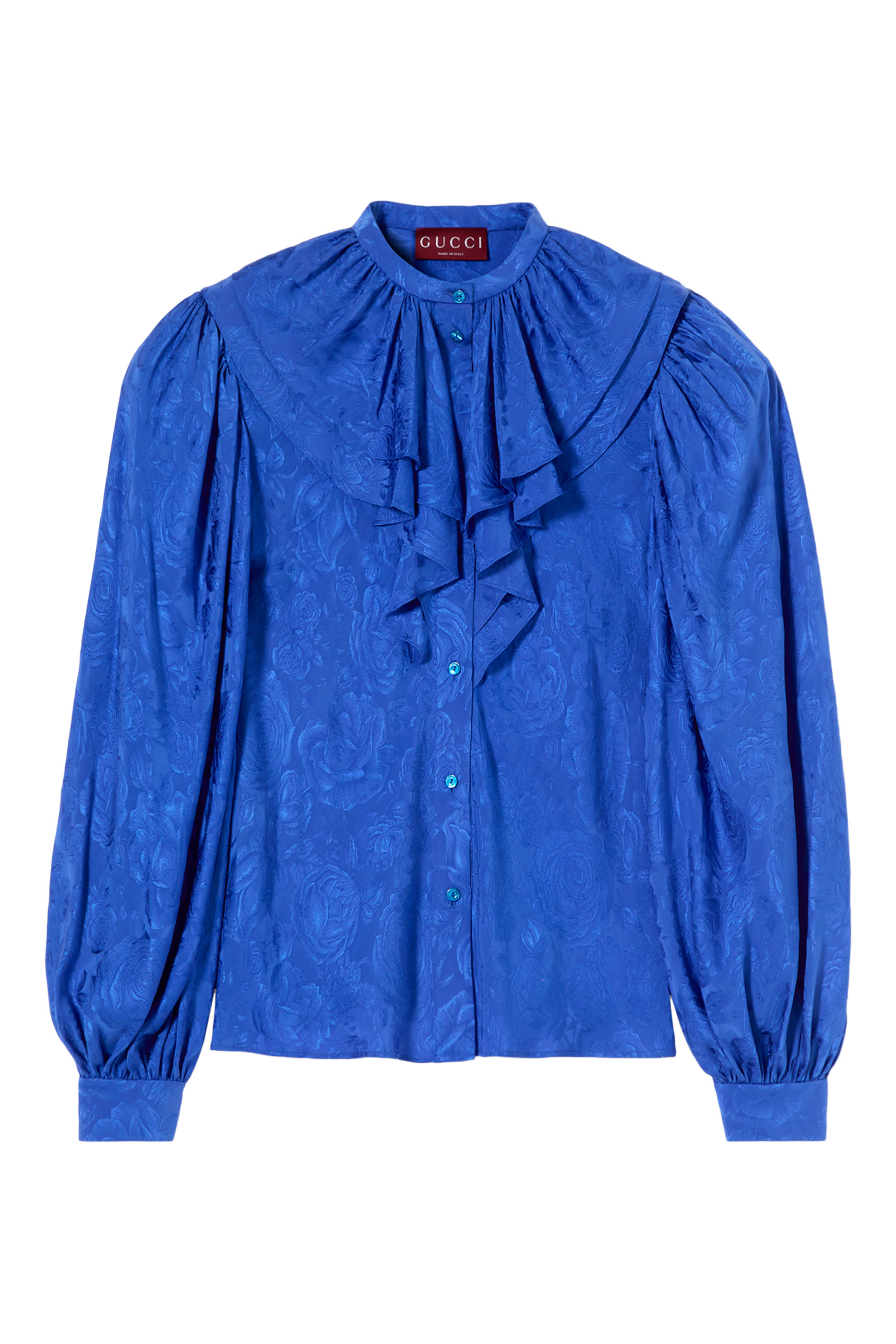  Silk Twill Jacquard Shirt 
