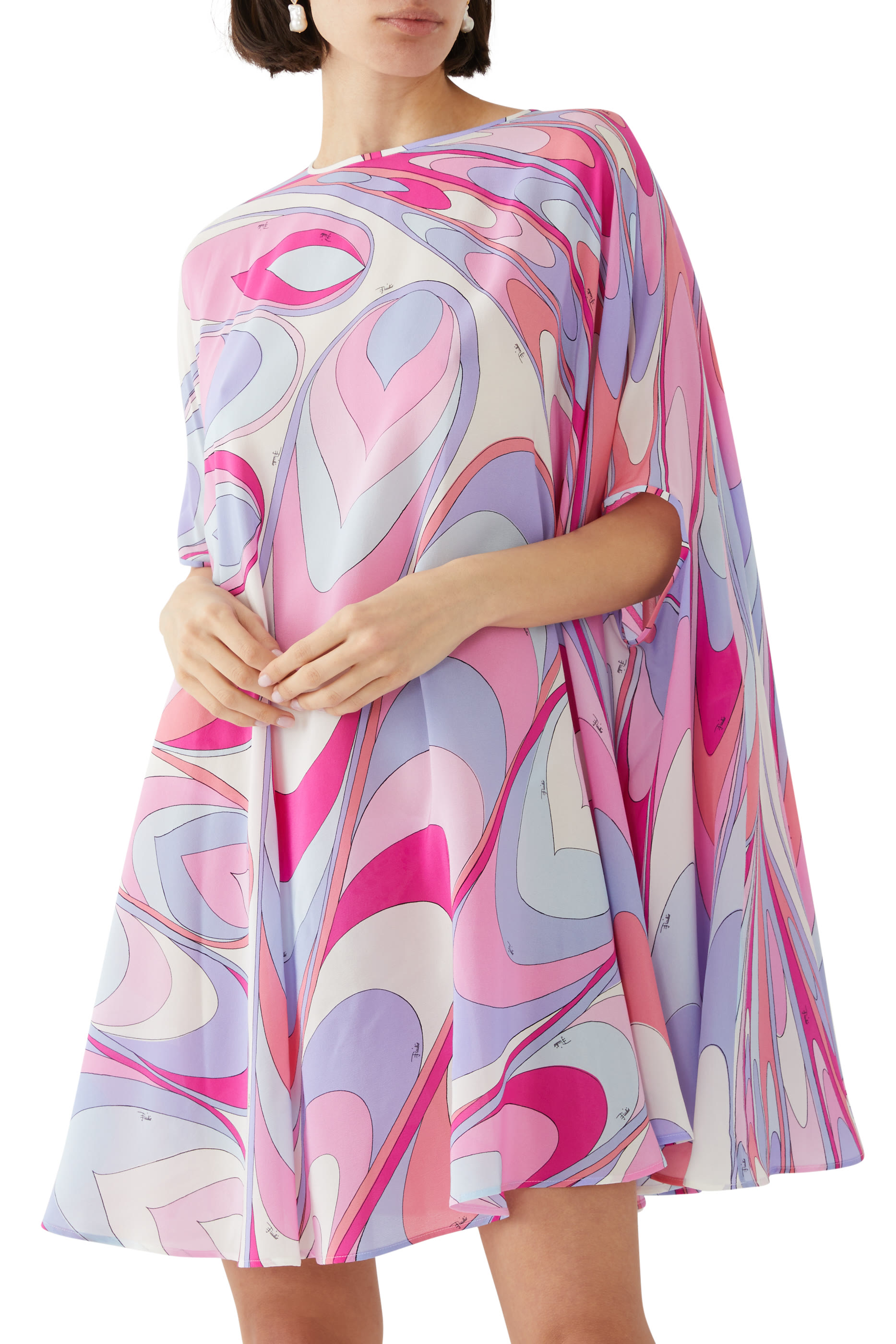 Onde -Print Silk Kaftan