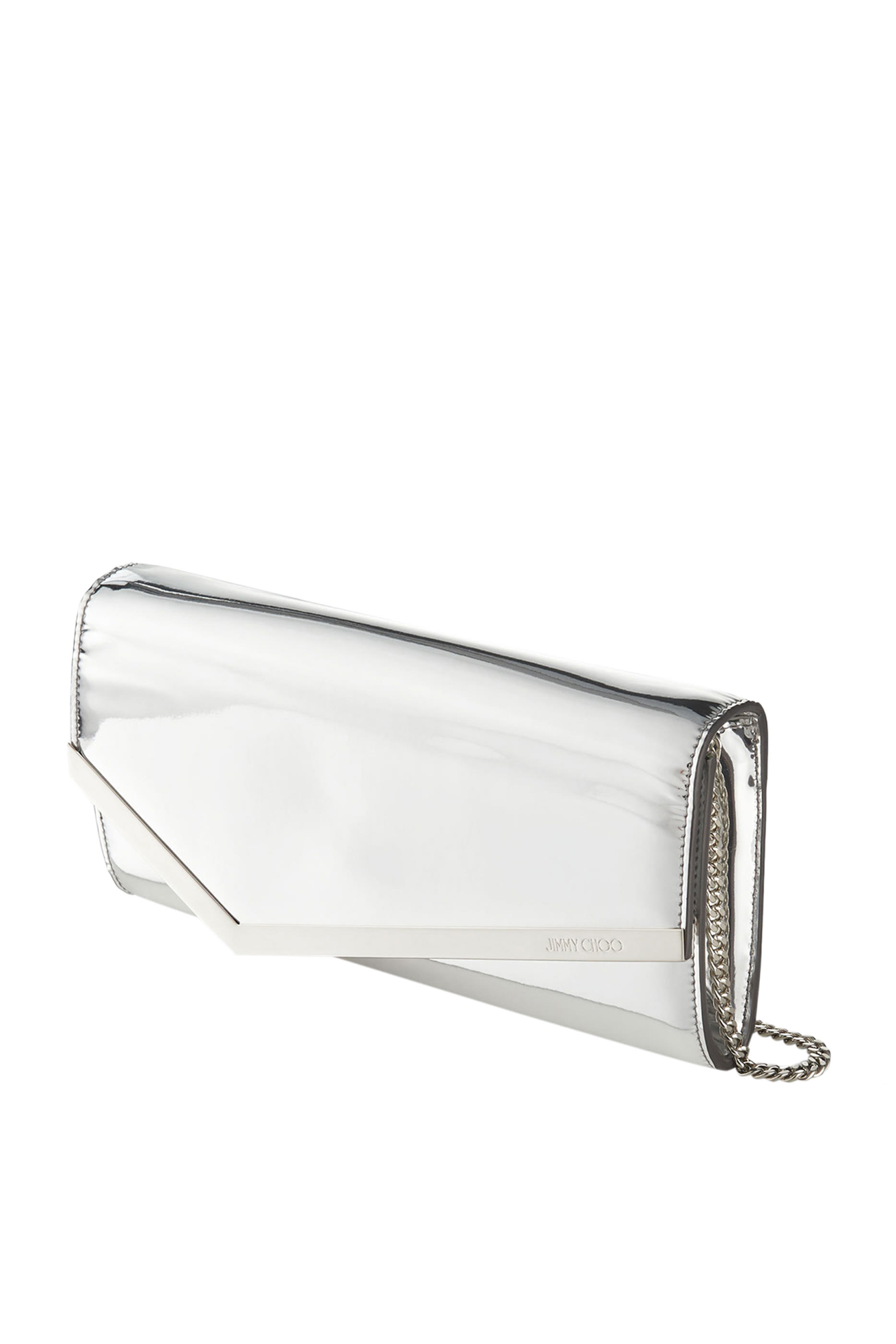 Emmie Metallic Leather Envelope Clutch
