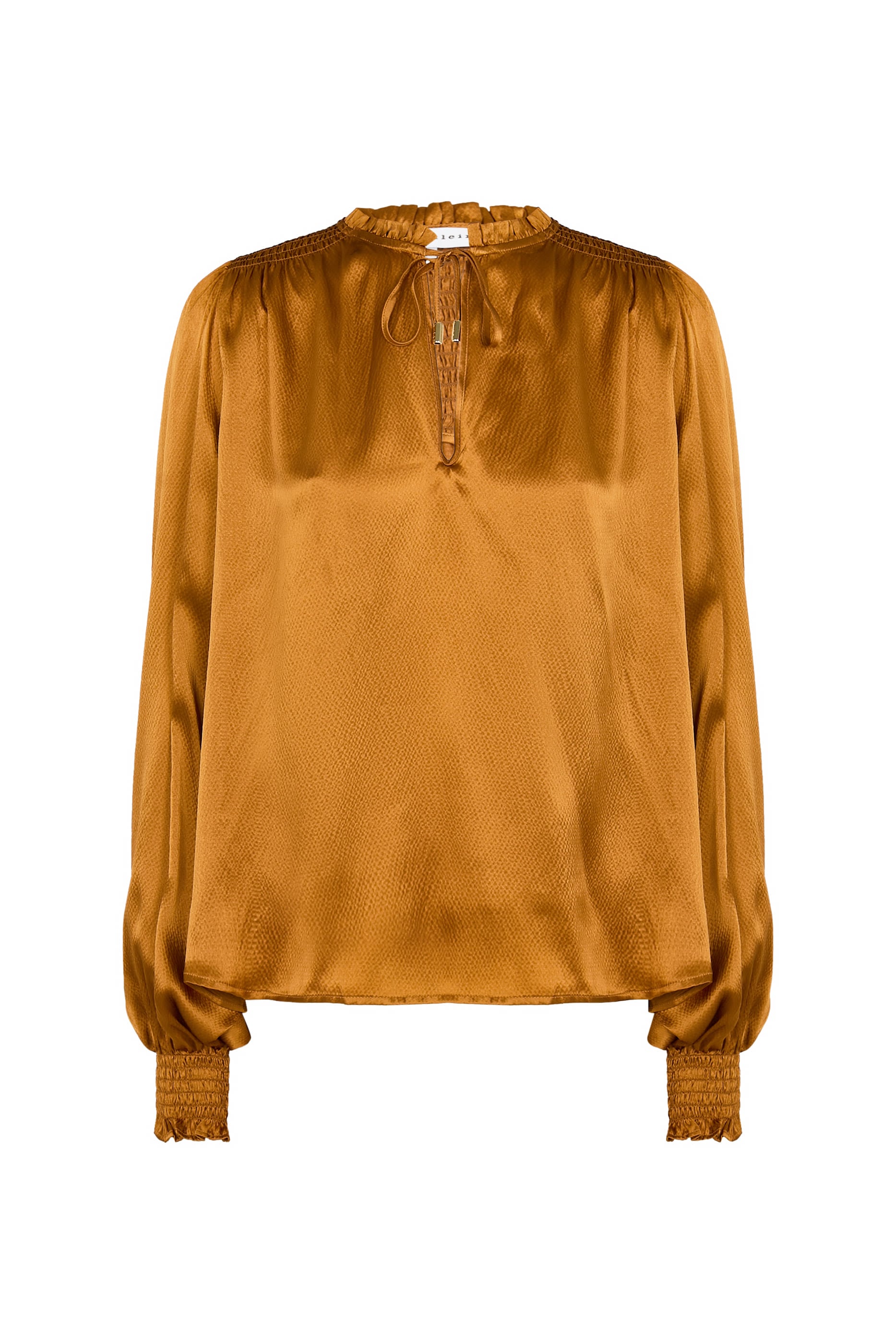 Atrani Smocked Shoulder Blouse