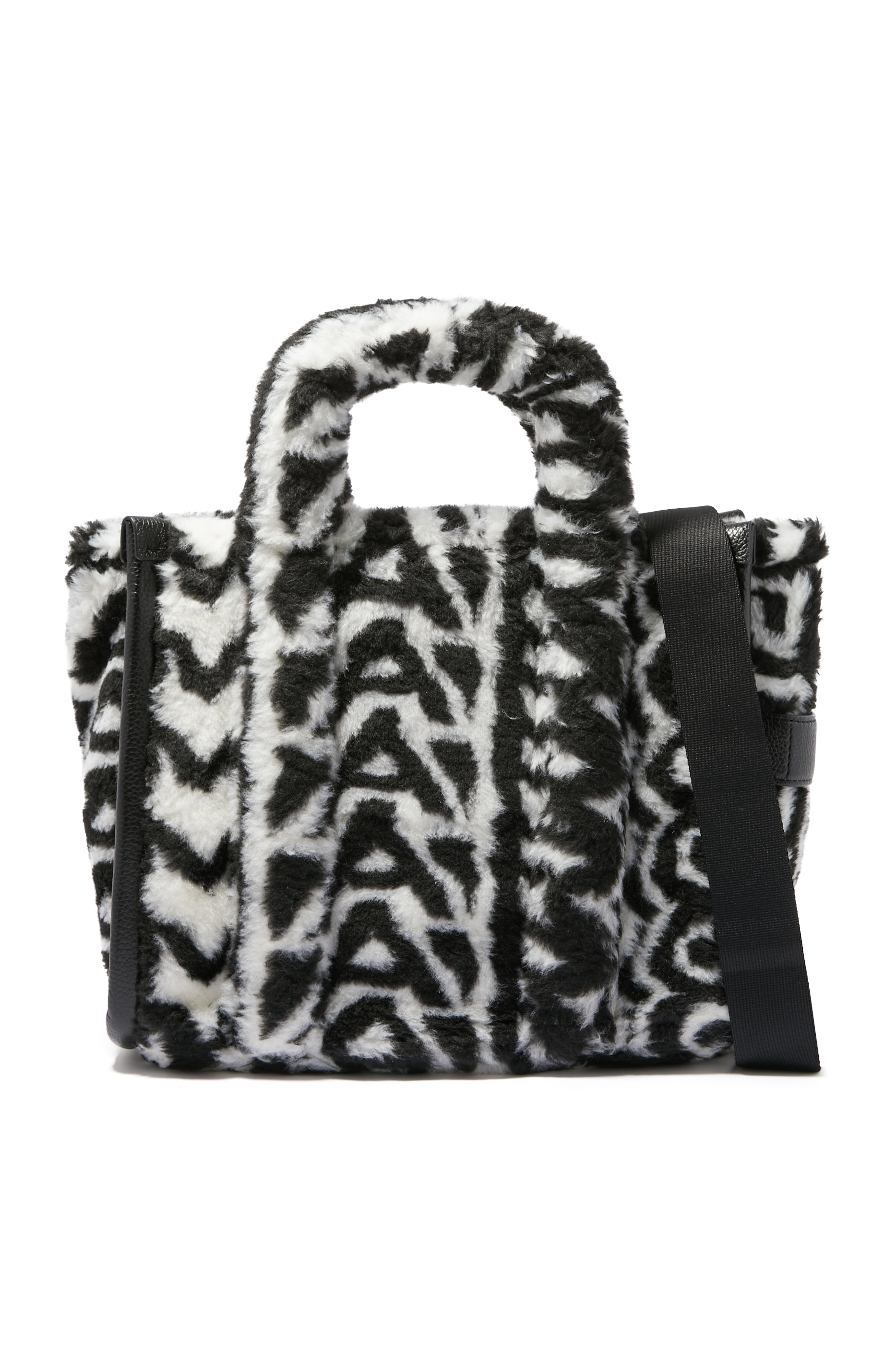 Fleece Crossbody Tote Bag