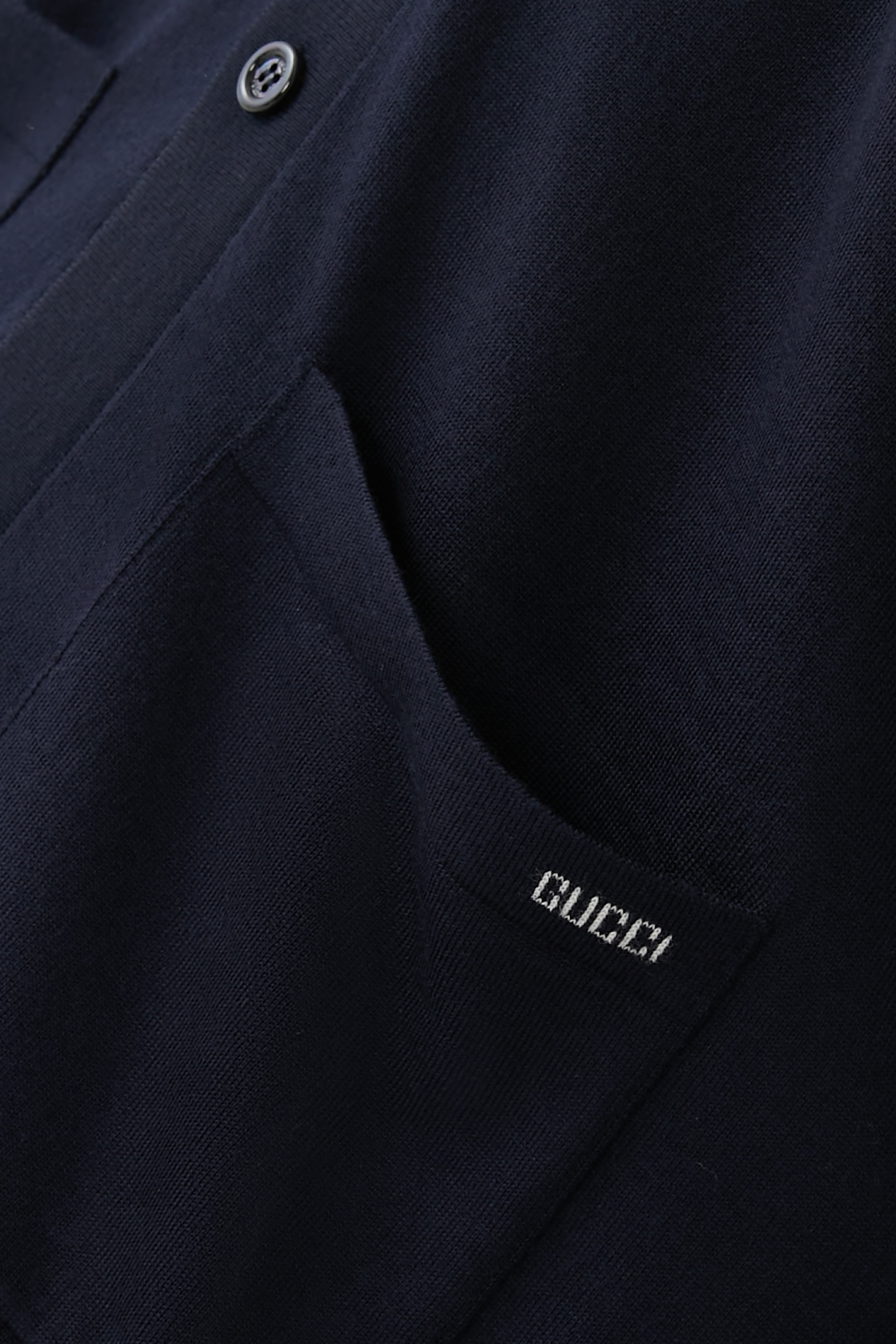 Fine Wool Knit Cardigan with Intarsia