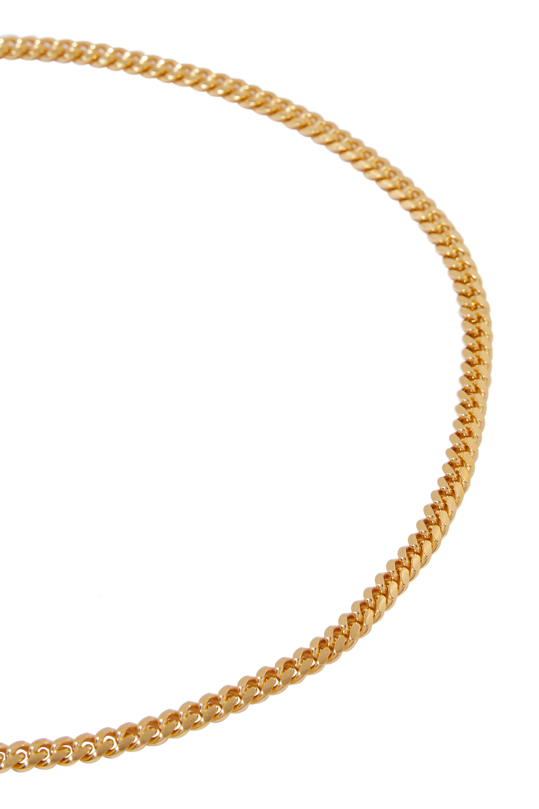Round Curb Chain Necklace