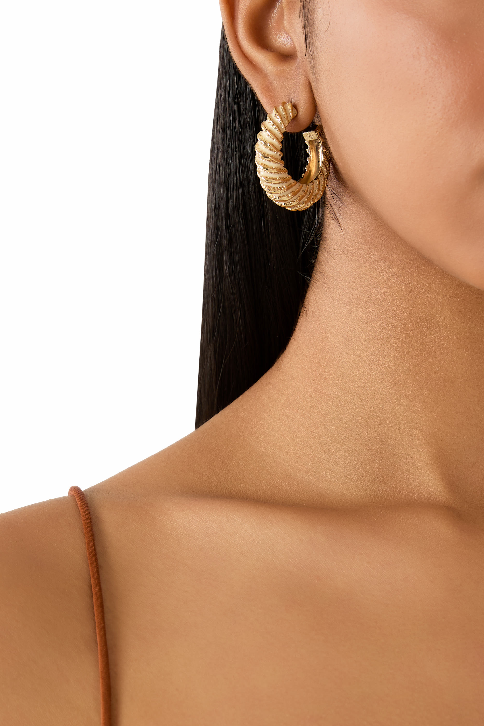 Tiki Hoop Earrings