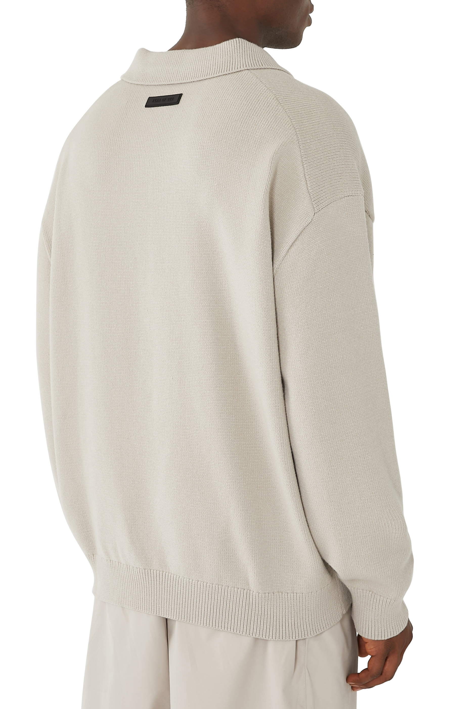 Essentials Knit Polo Sweater