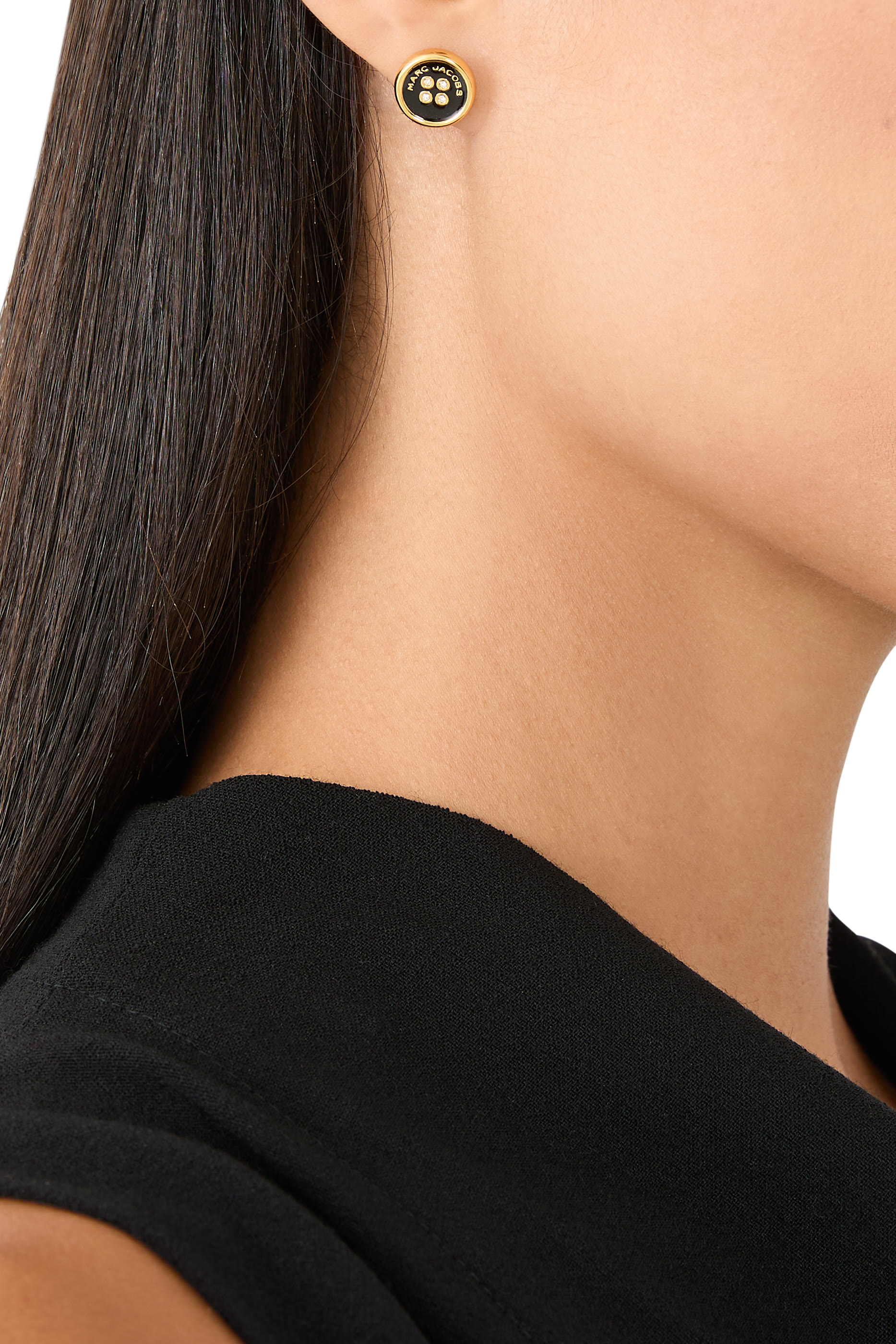 The Button Stud Earrings