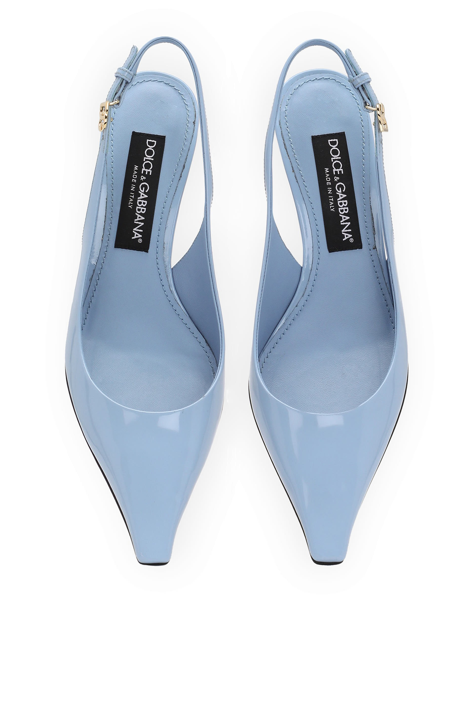 Polished Calfskin 60 Slingback Pumps