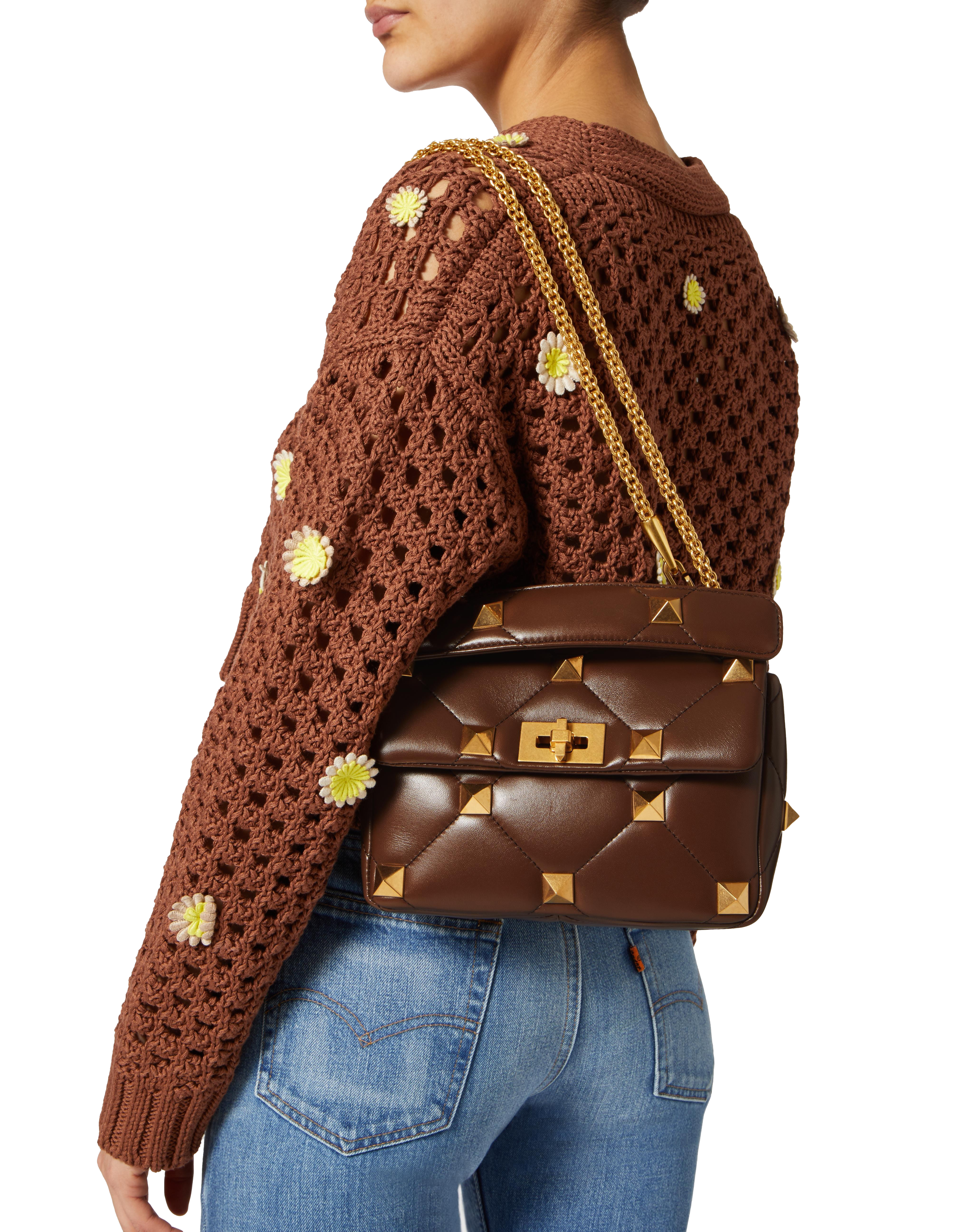 Valentino Garavani Roman Stud Leather Bag