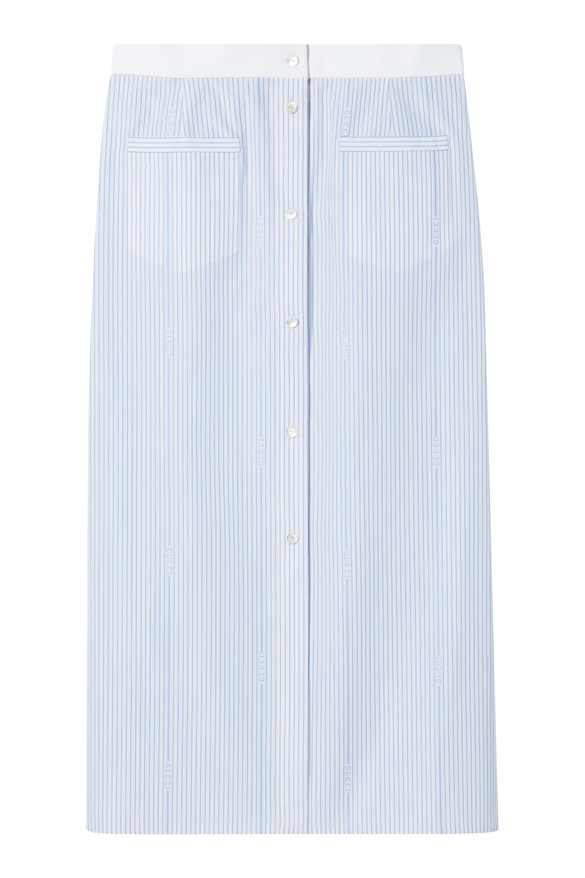 Cotton Fil Coupé Skirt