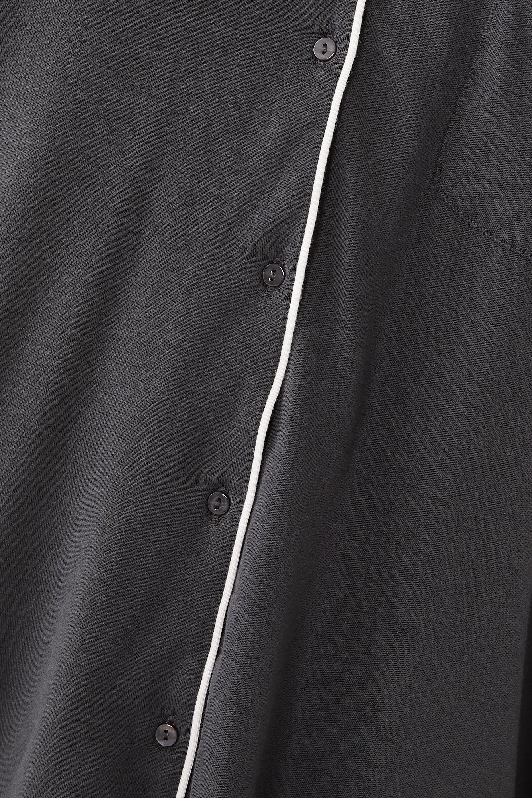 Cooling Jersey Relaxed Piped Pajama Set 