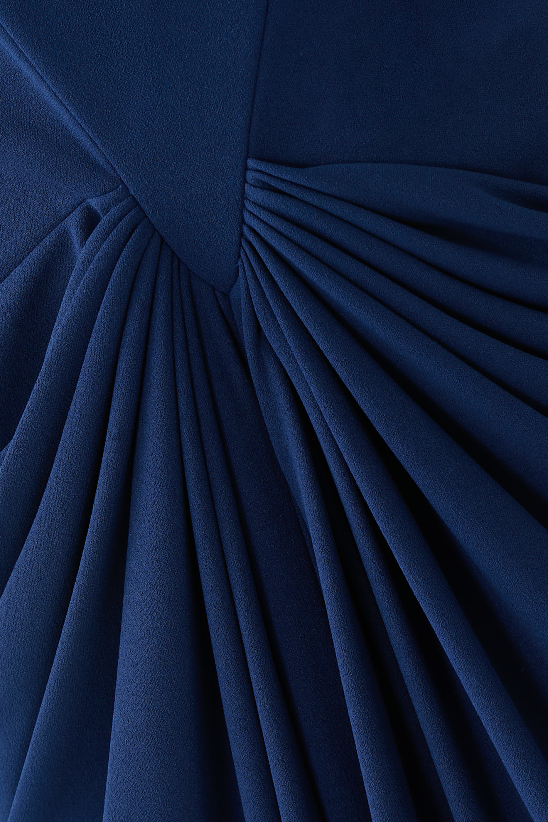 Seraphine Pleated Portrait Collar Gown