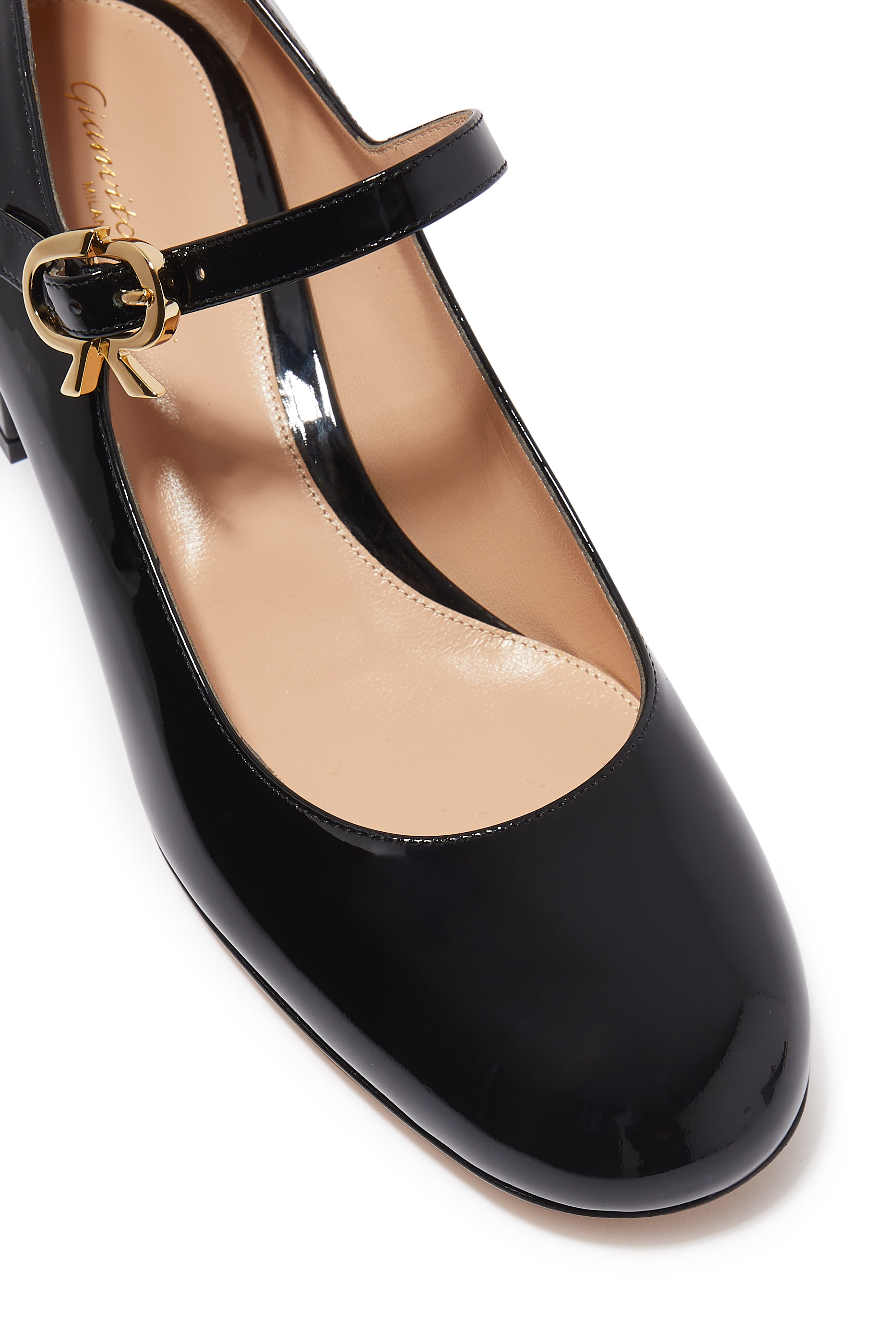 Mary Ribbon 45 Leather Pumps