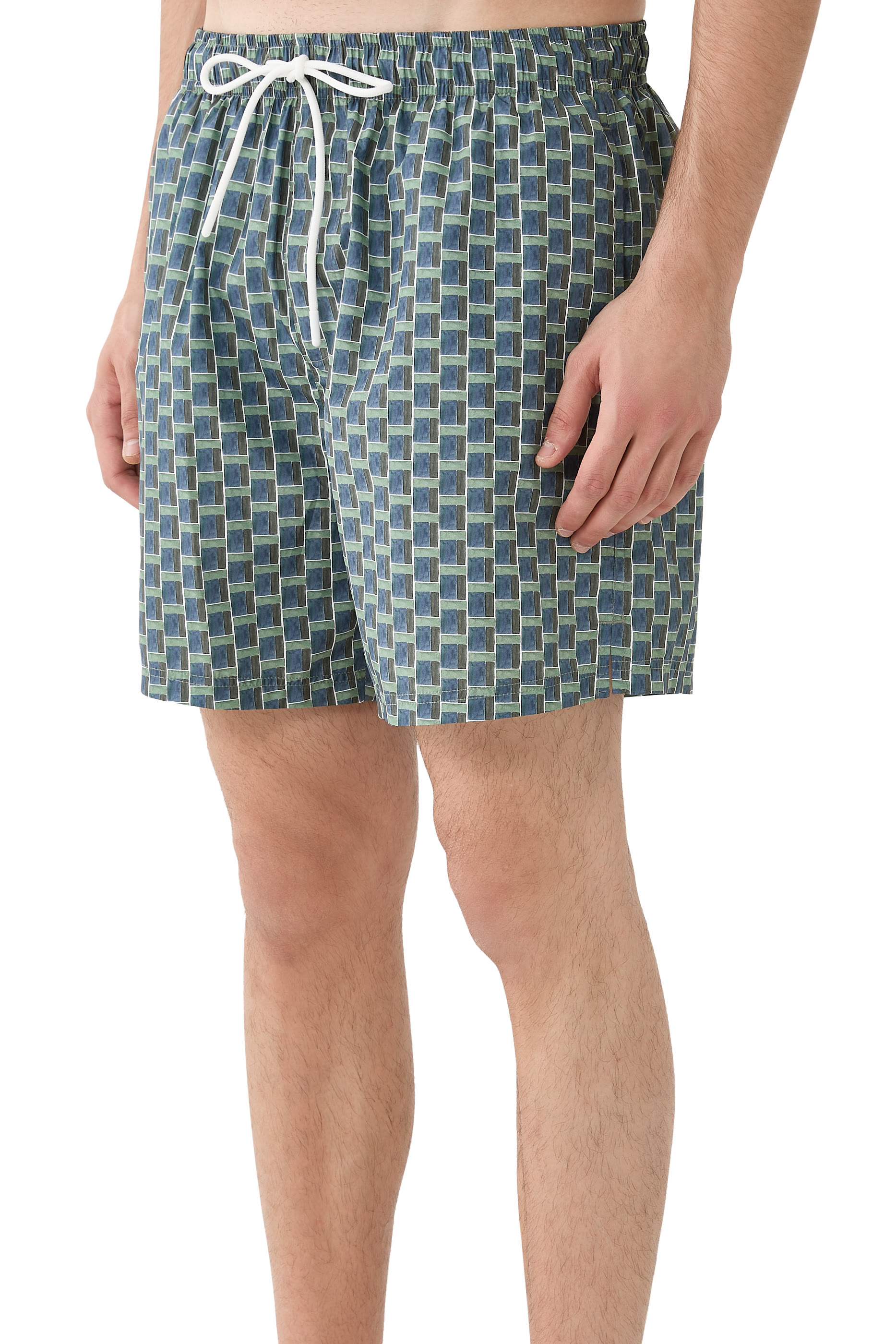 Geometrical Swim Shorts