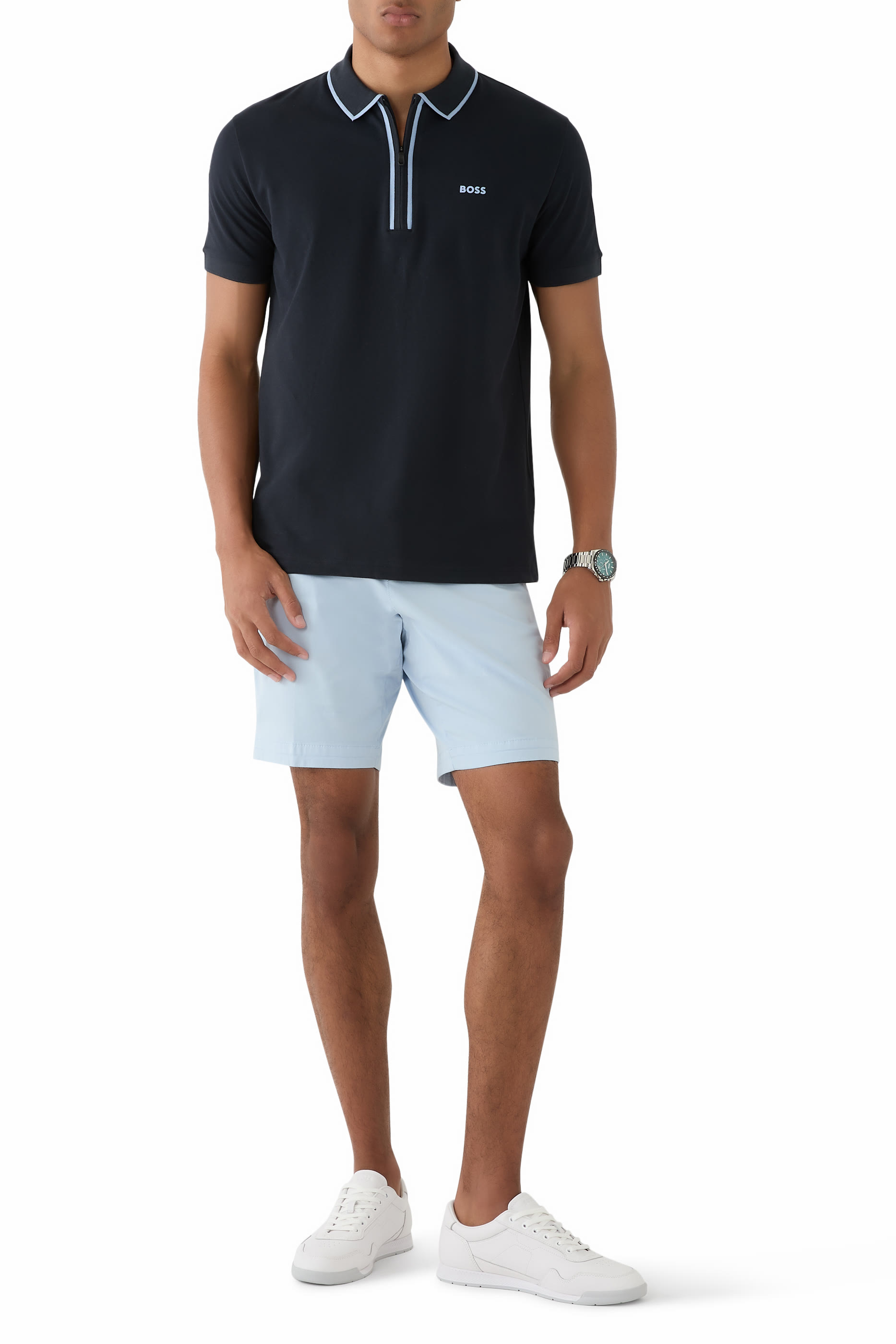 Stretch-Cotton Polo Shirt