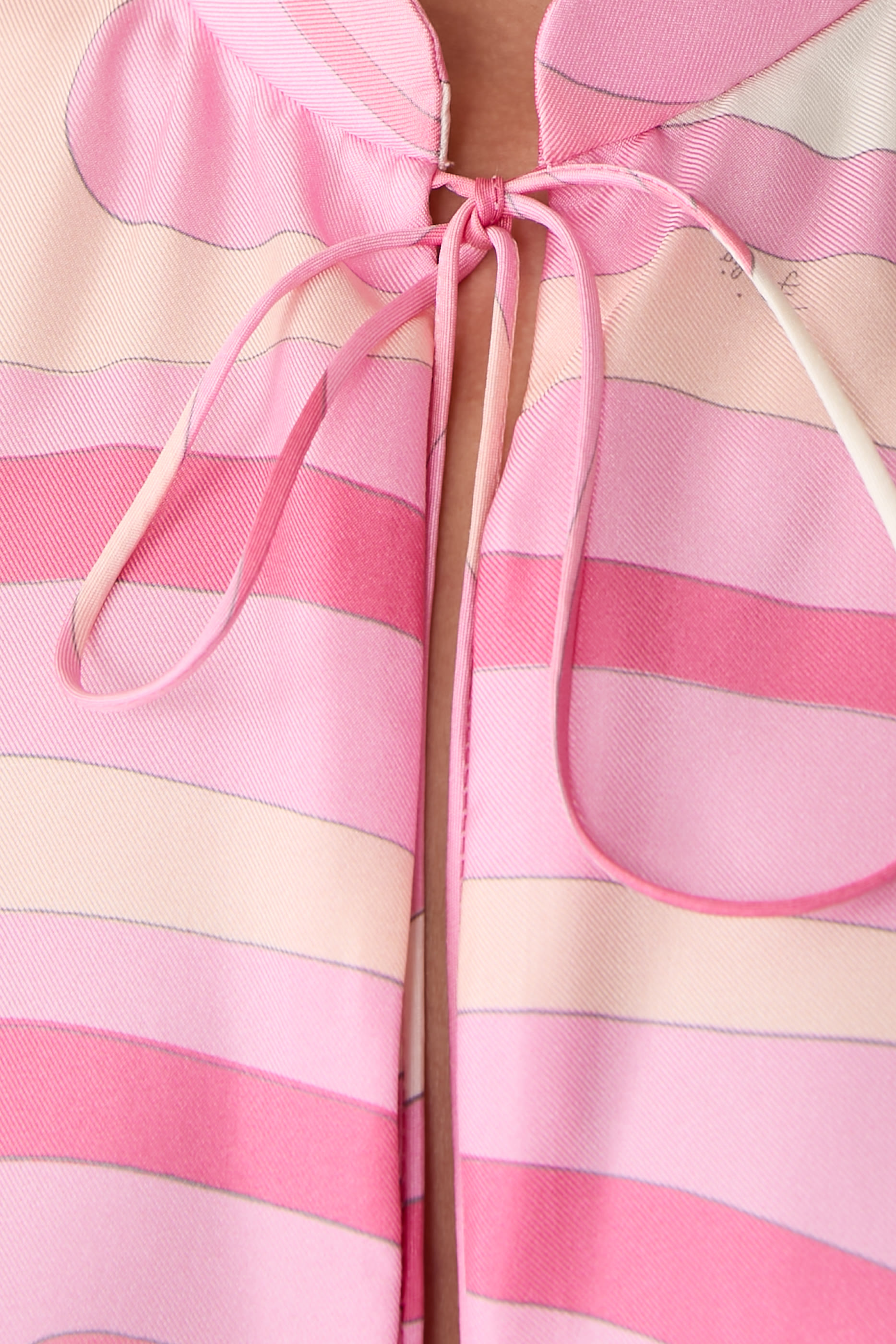 Marmo Print Silk Kaftan