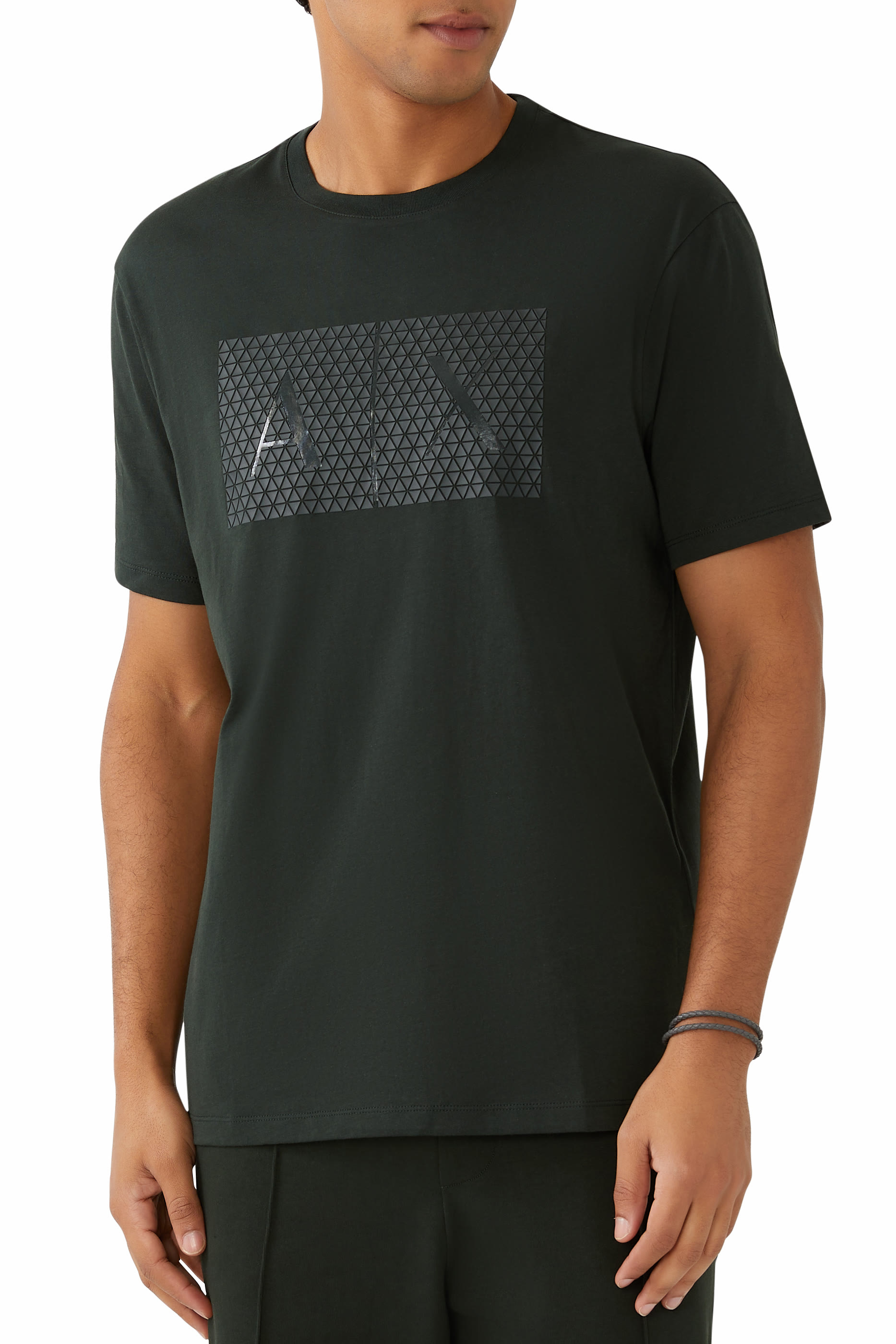 Triangulation Logo Print T-Shirt