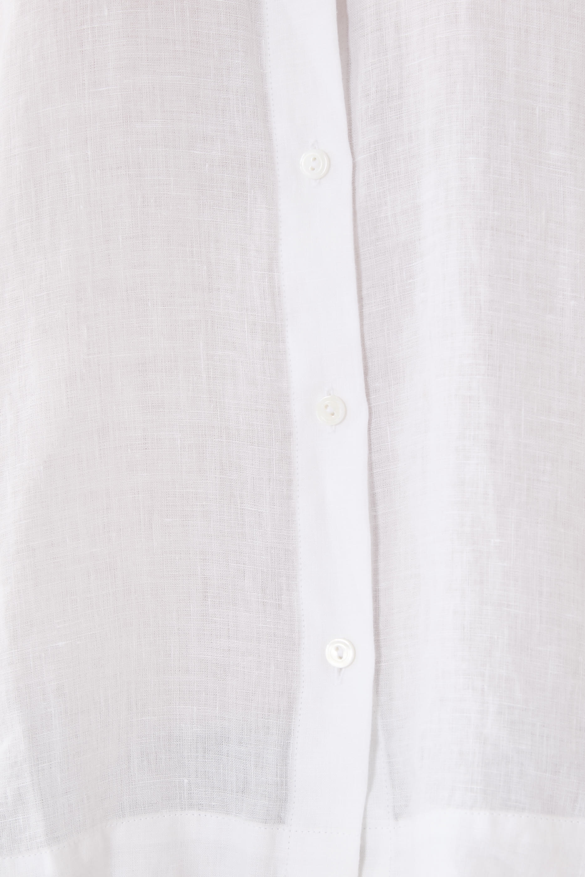 Organic Handkerchief Linen Mandarin Collar Shirt