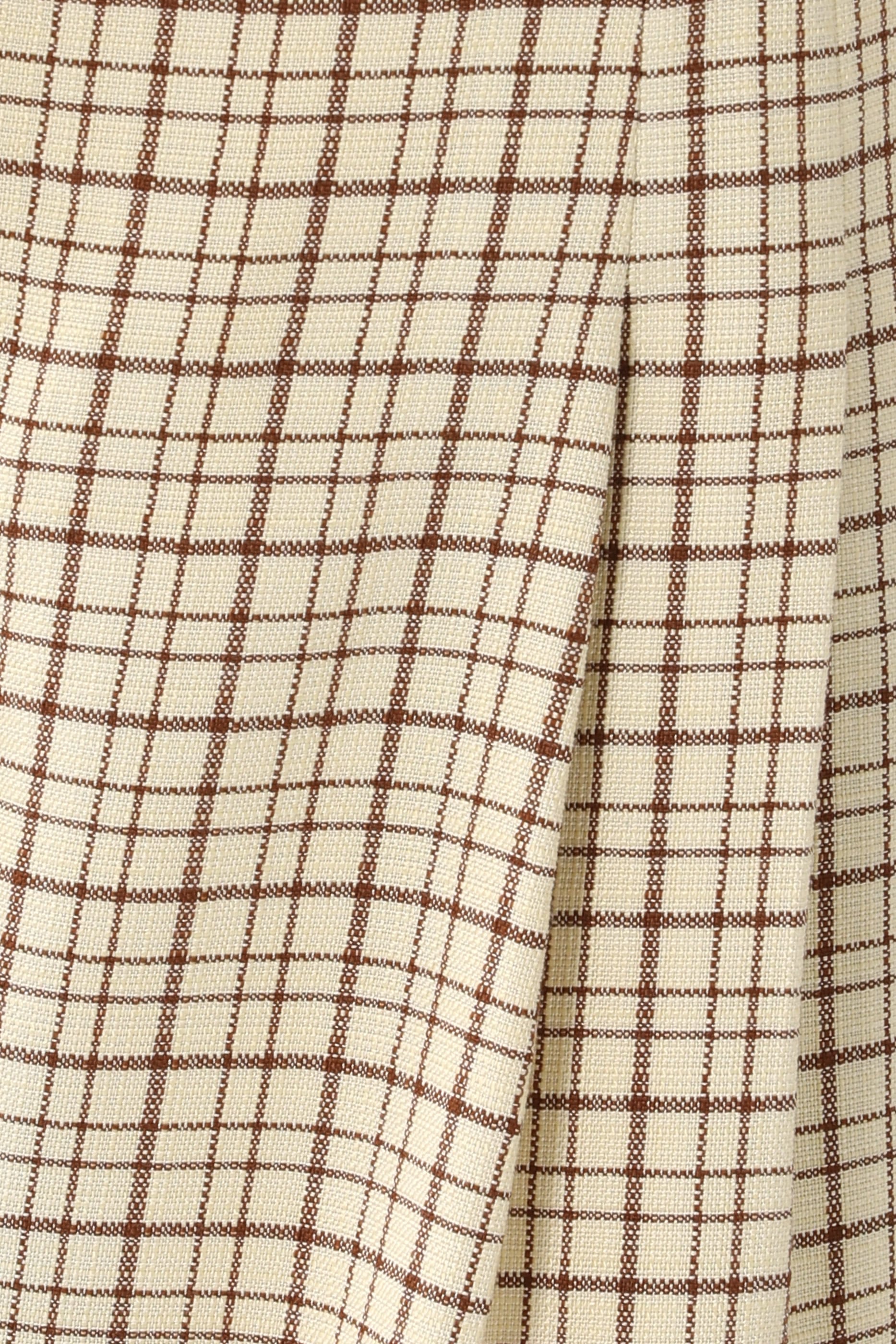  Pleat Check Shorts