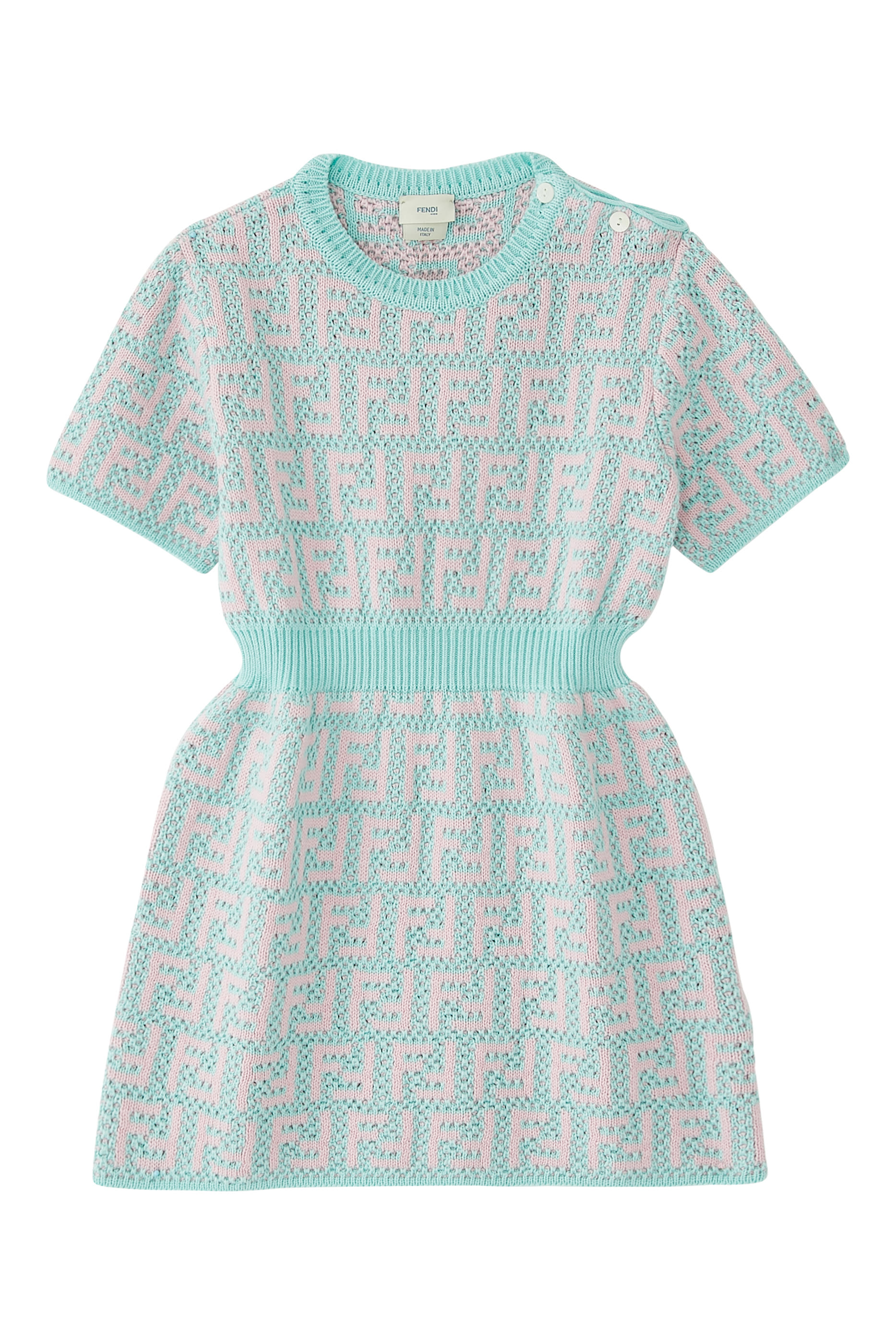 Kids Monogram Knit Dress