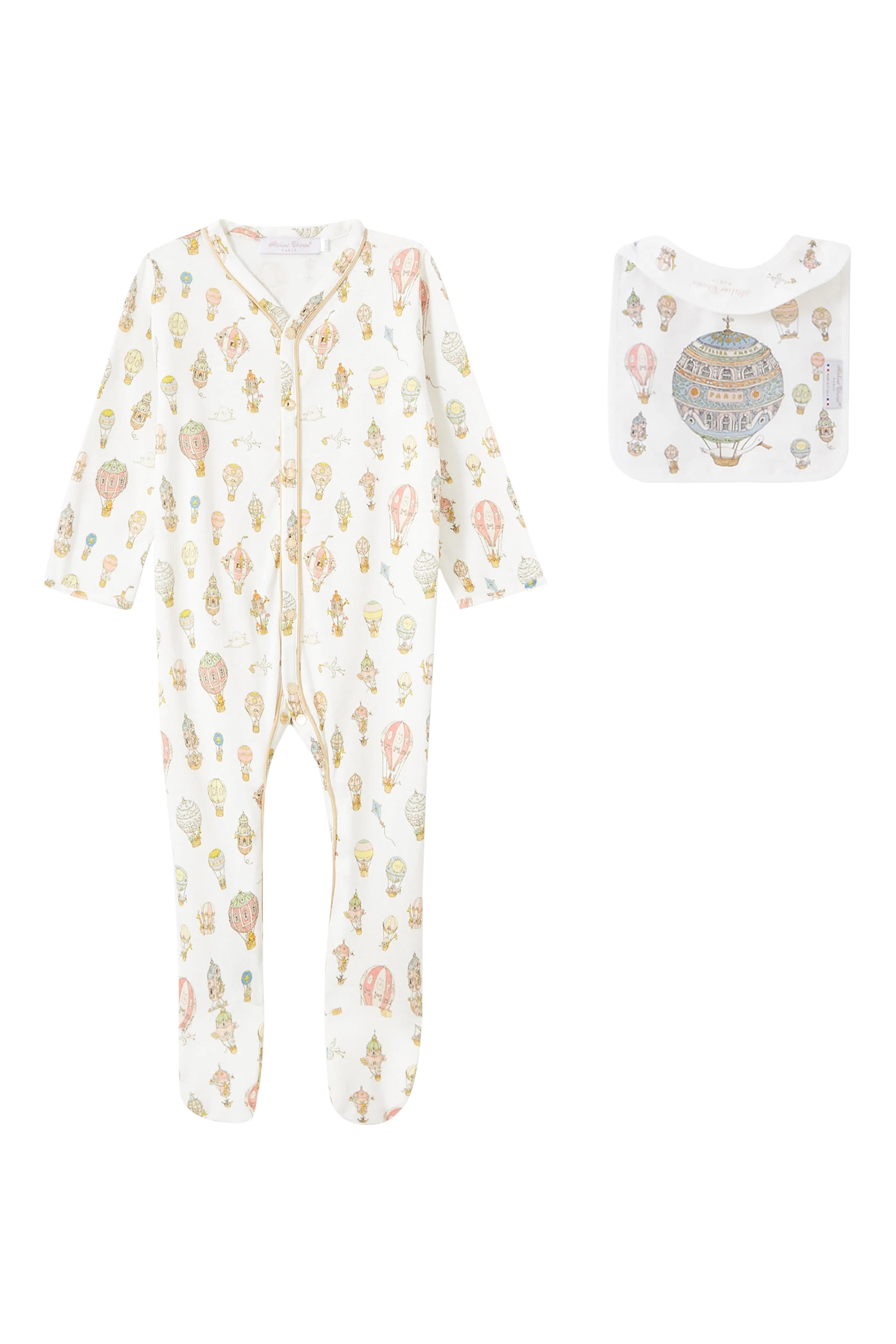 Kids Hot Air Balloons Organic Cotton Set