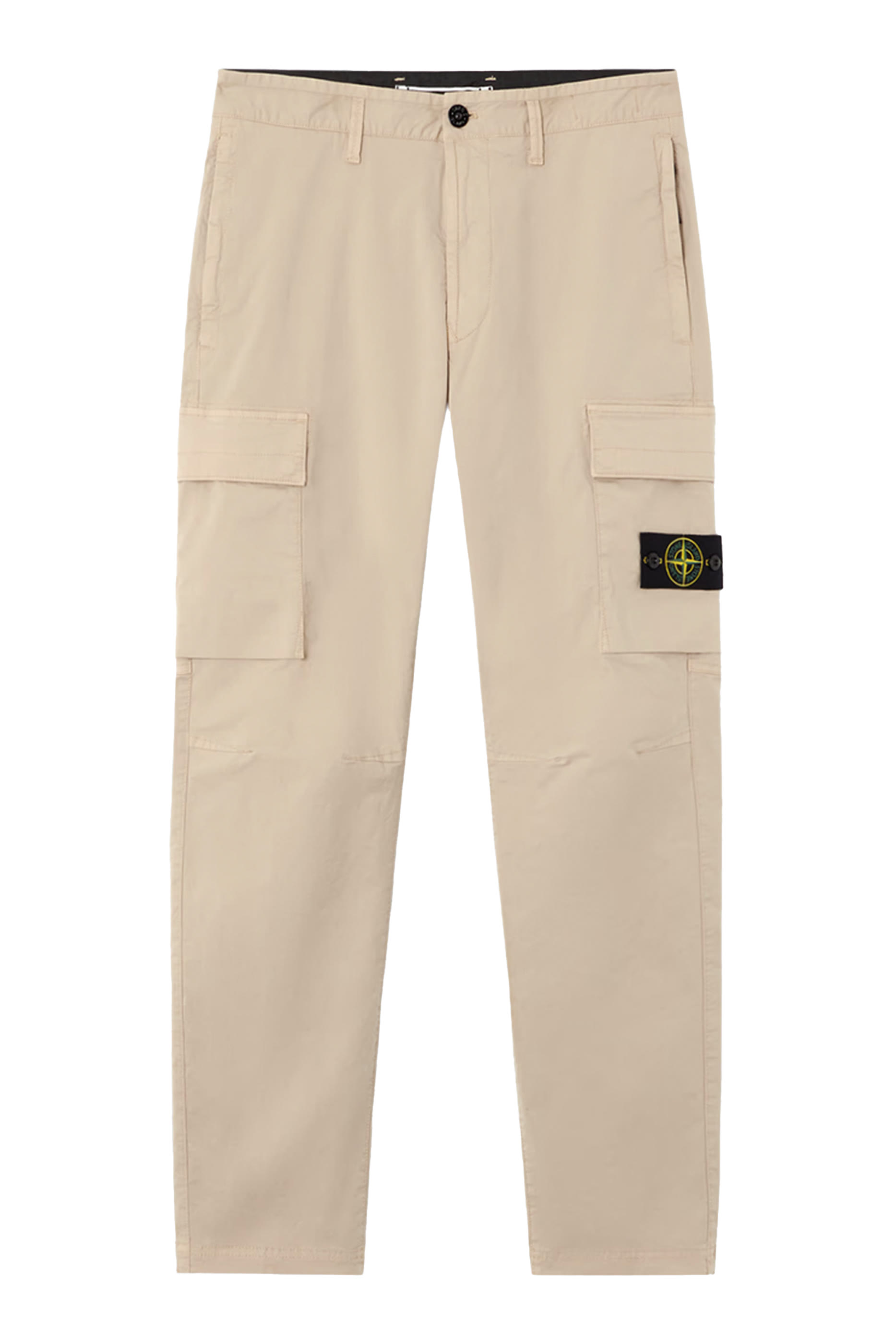 Supima® Cotton Twill Stretch Cargo Trousers